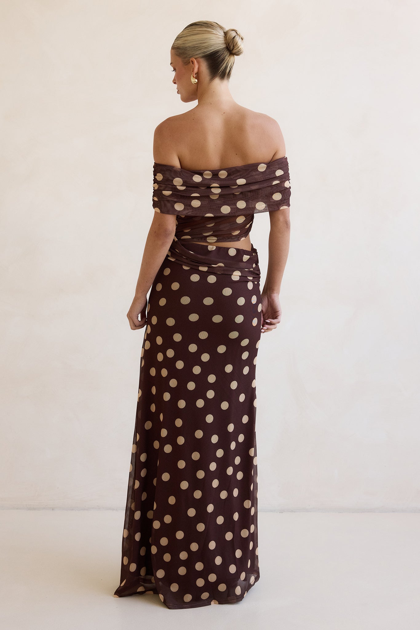 Arlette Maxi Dress (Chocolate)
