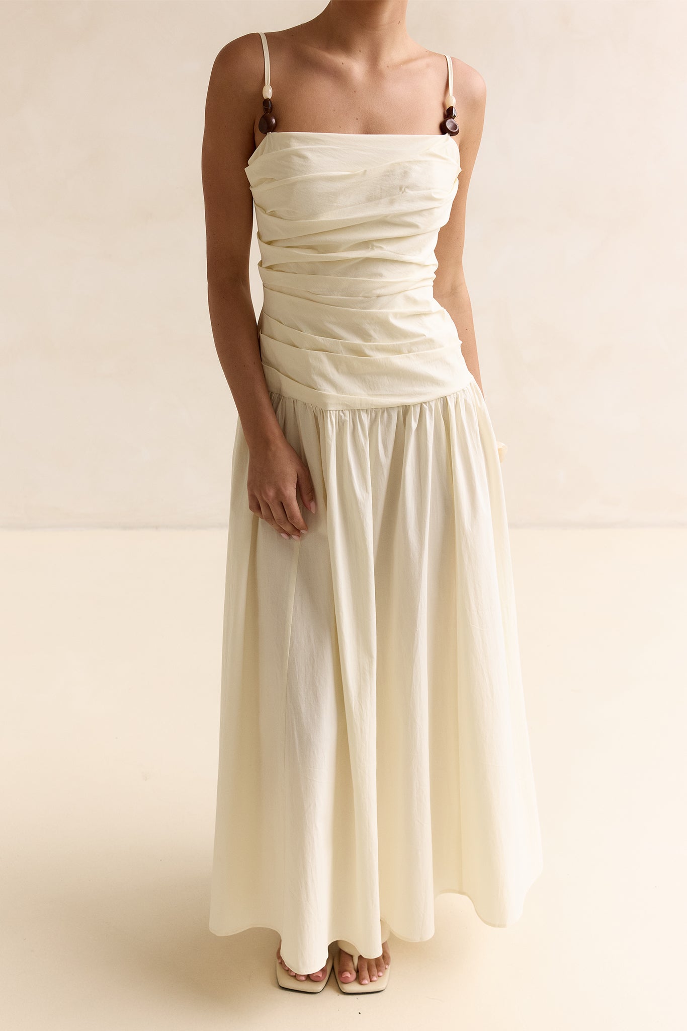 Pearl Maxi Dress (Butter)