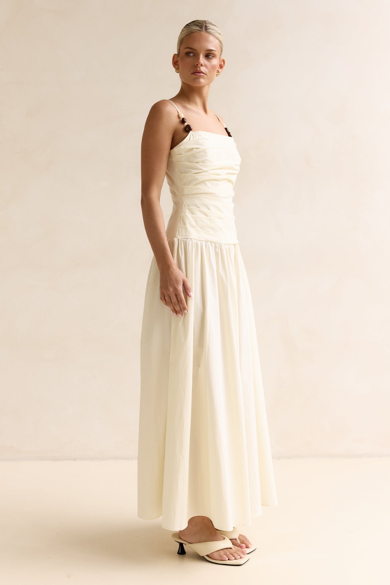 Pearl Maxi Dress (Butter)