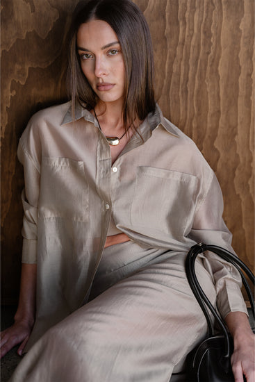 Wynn Sheer Shirt (Olive)