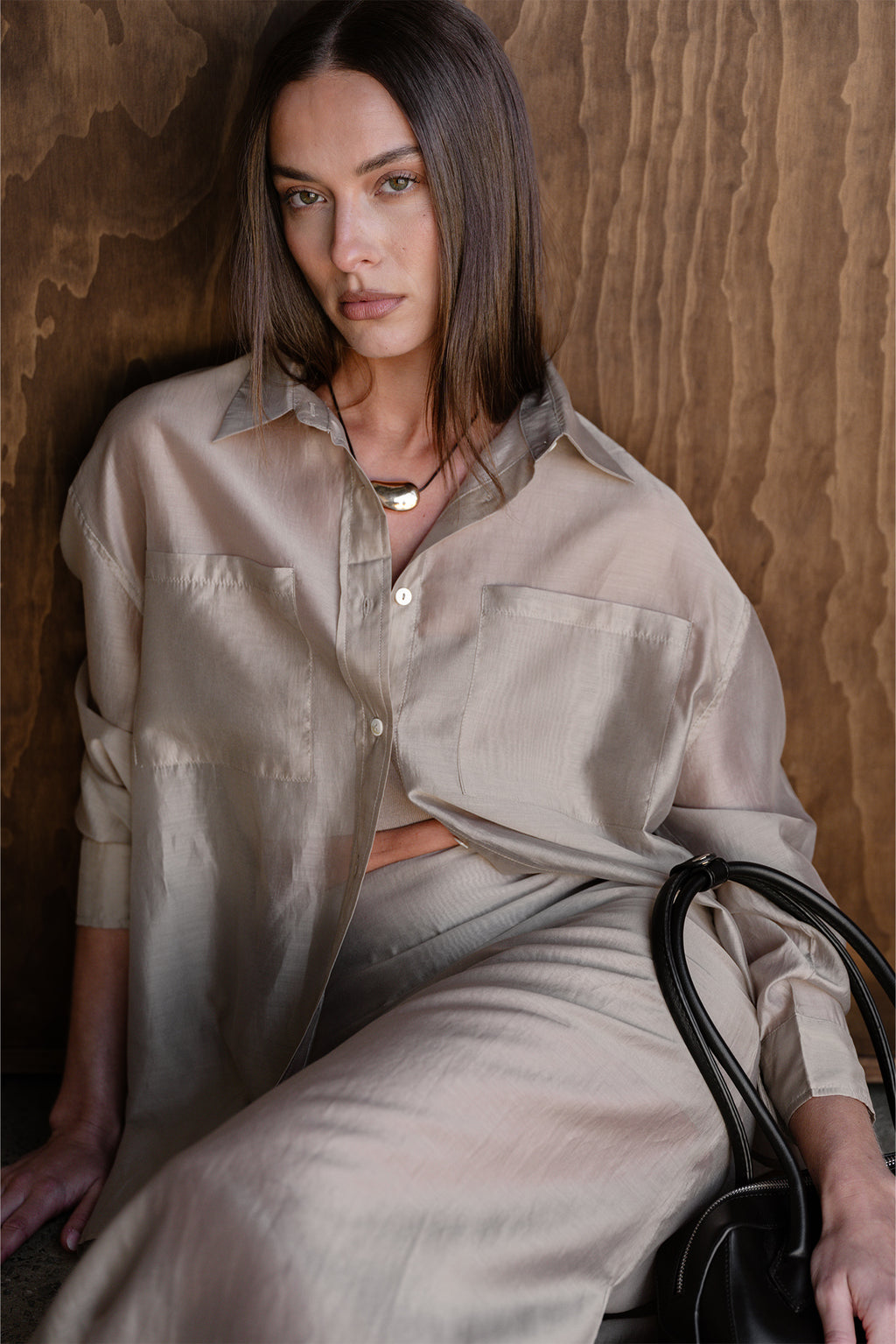 Wynn Sheer Shirt (Olive)