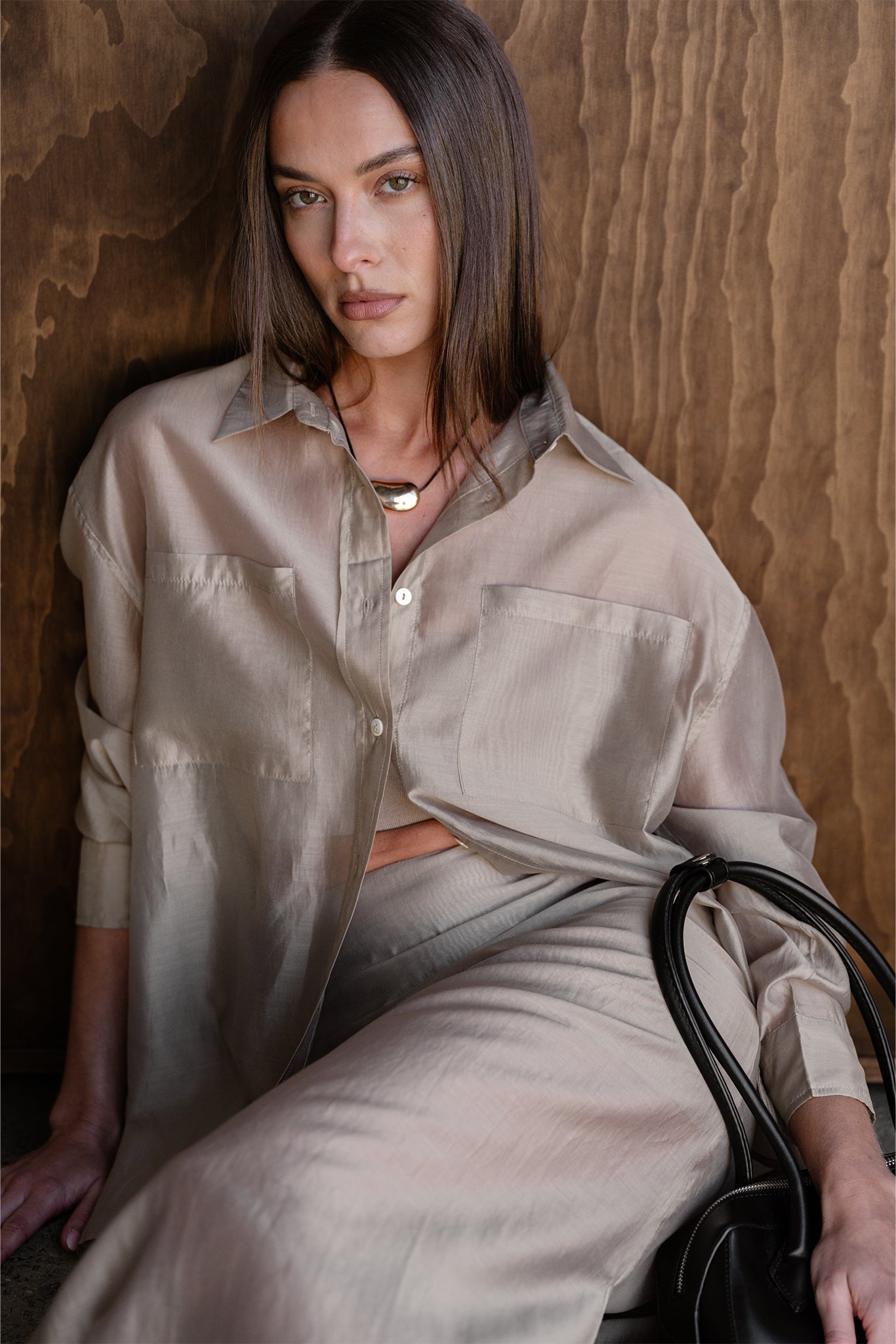 Wynn Sheer Shirt (Olive)