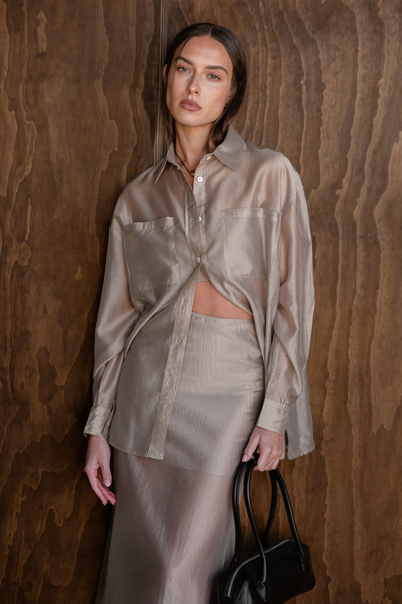 Wynn Sheer Shirt (Olive)