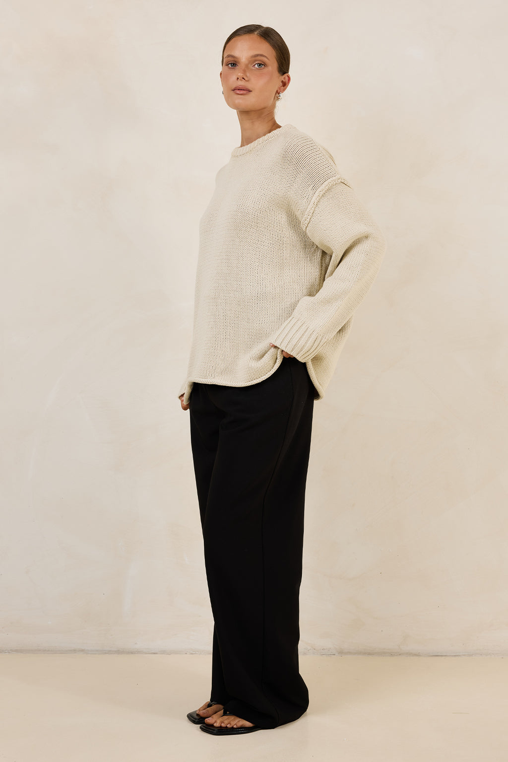Kennedy Knit Jumper (Beige)