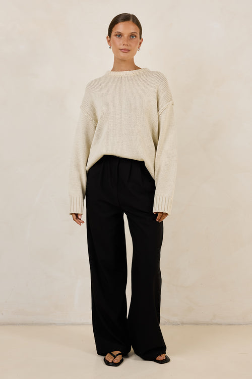 Kennedy Knit Jumper (Beige)