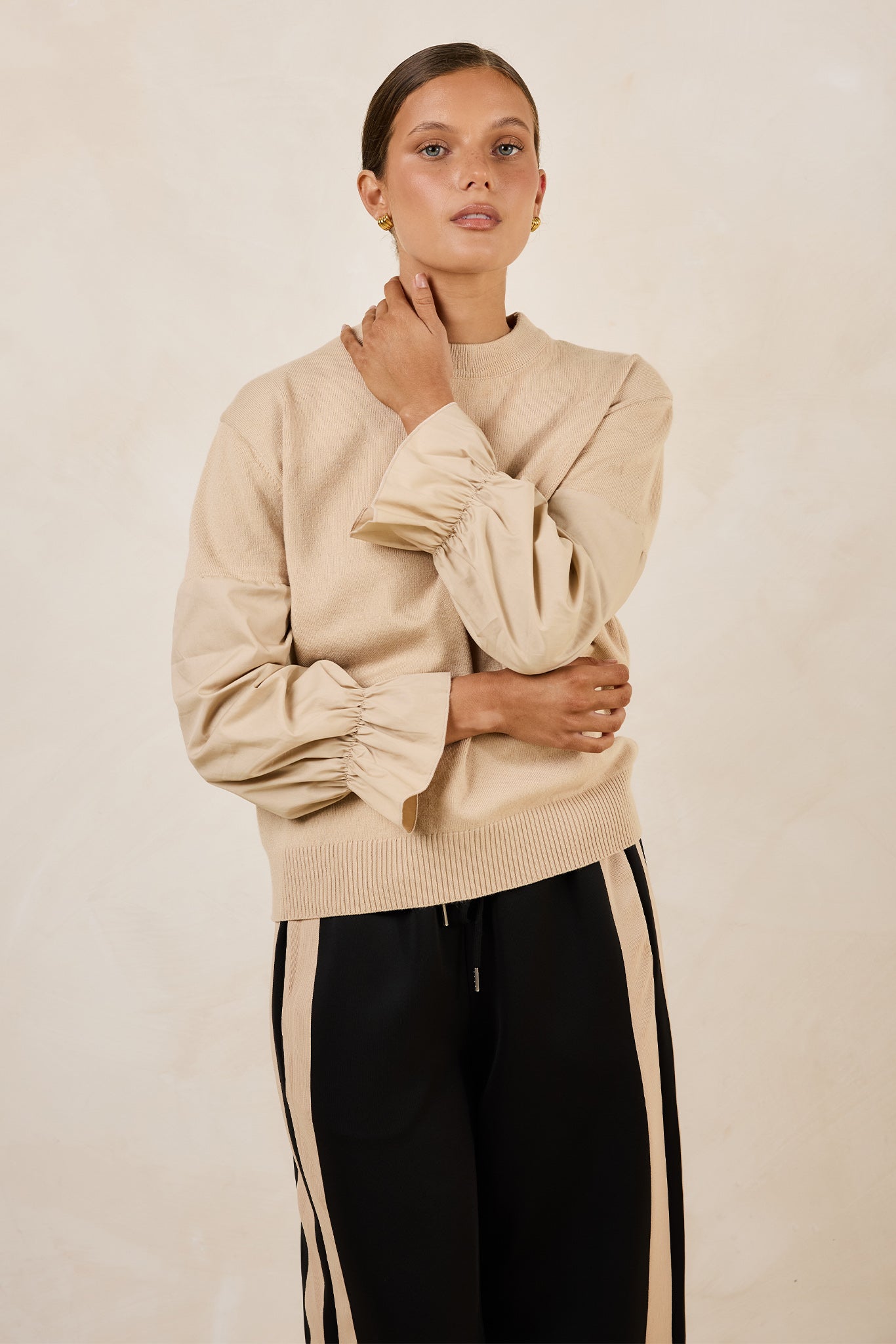 Maverick Top (Beige)
