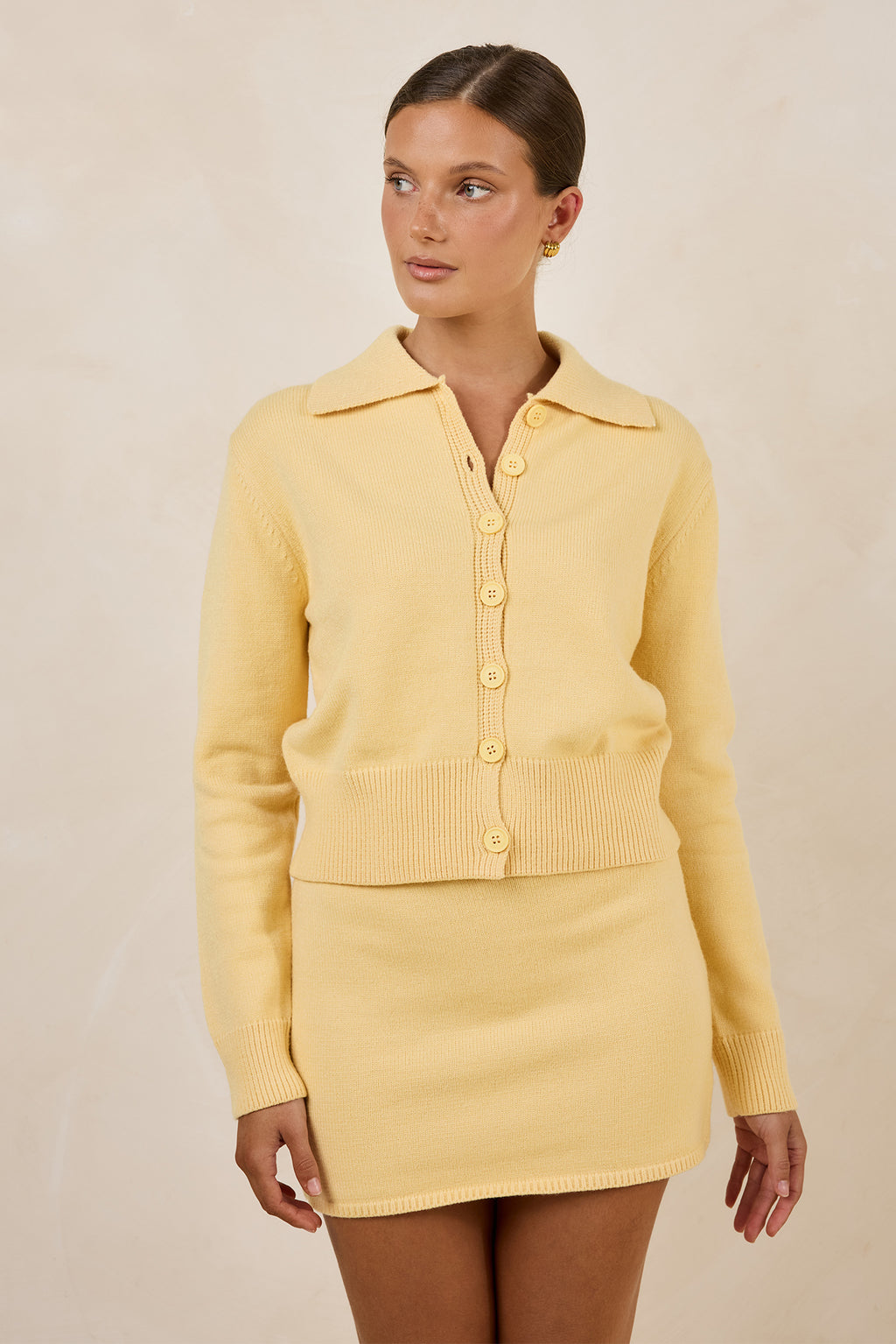 Sophia Knit Set (Yellow)