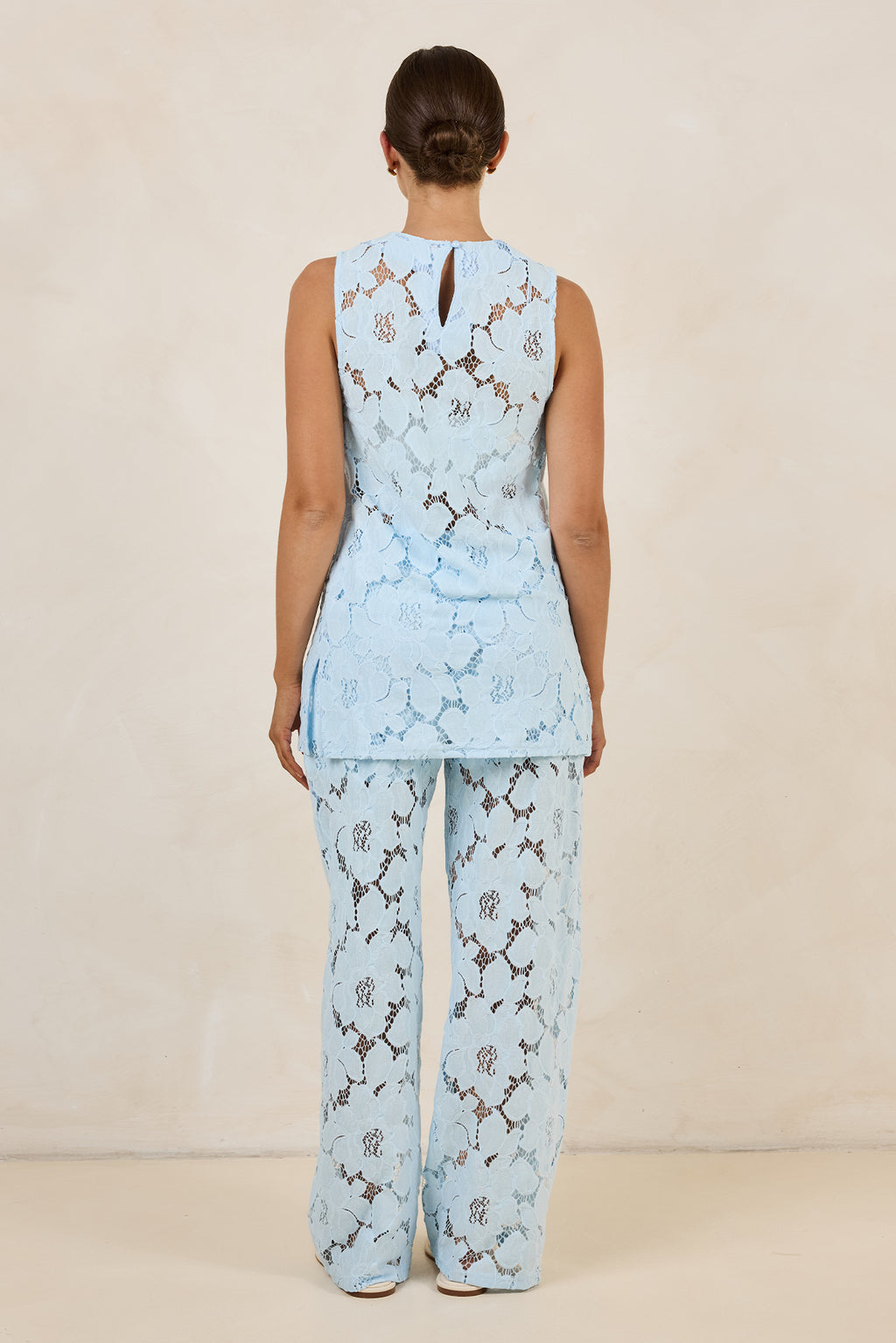 Jocelyn Lace Top (Light Blue)