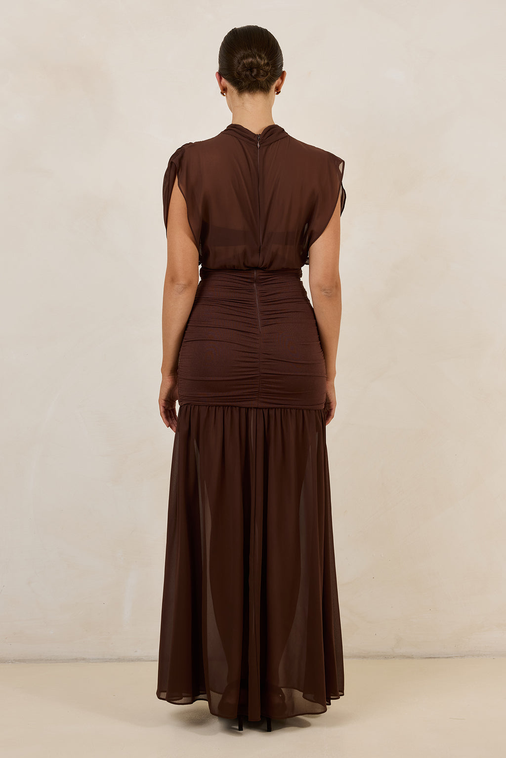 Tate Maxi Dress (Chocolate)
