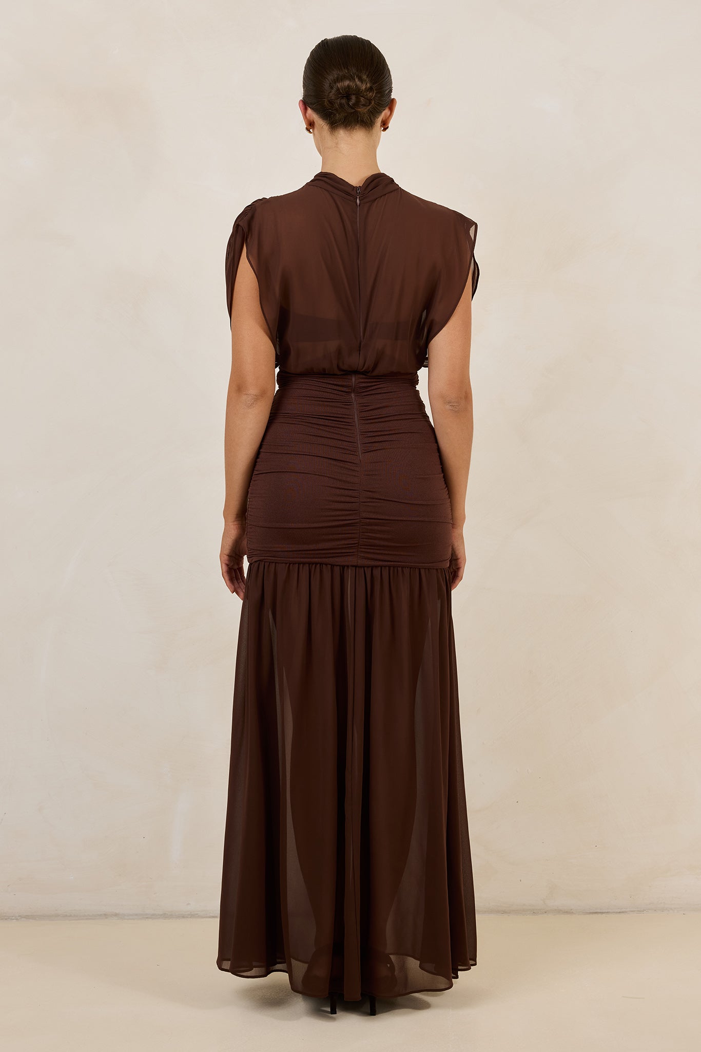 Tate Maxi Dress (Chocolate)