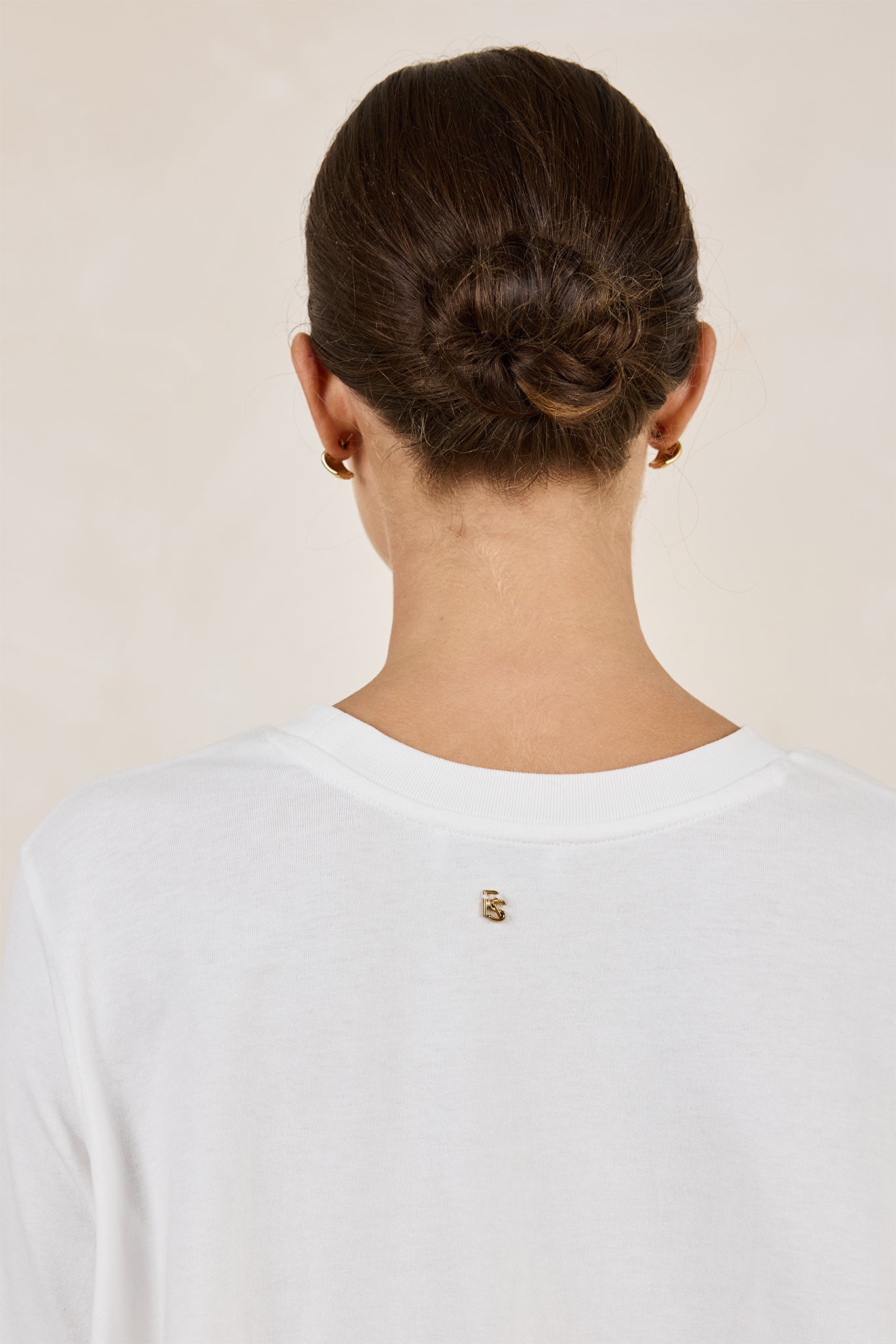 Harper Swing Long Sleeve Tee (White)