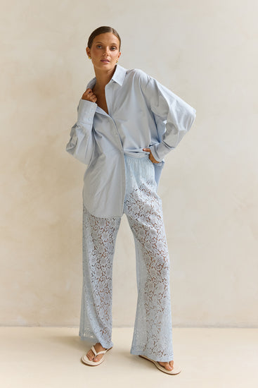 Thea 2.0 Lace Pant (Powder Blue)