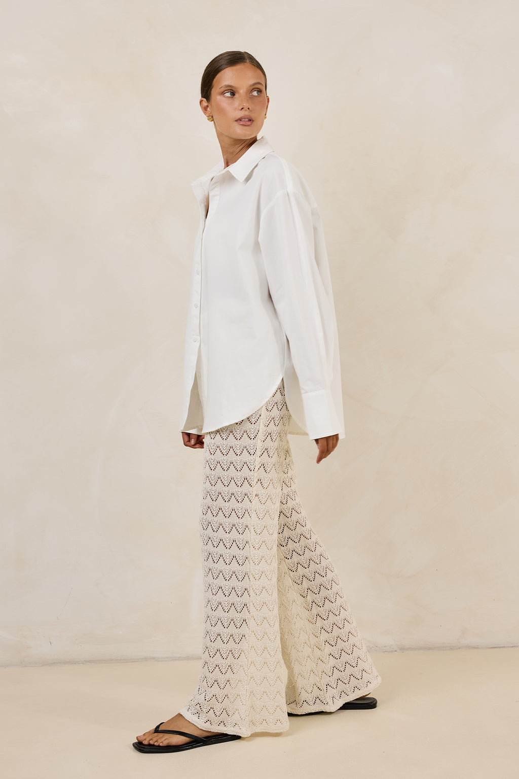 Theo Classic Cotton Shirt (White)