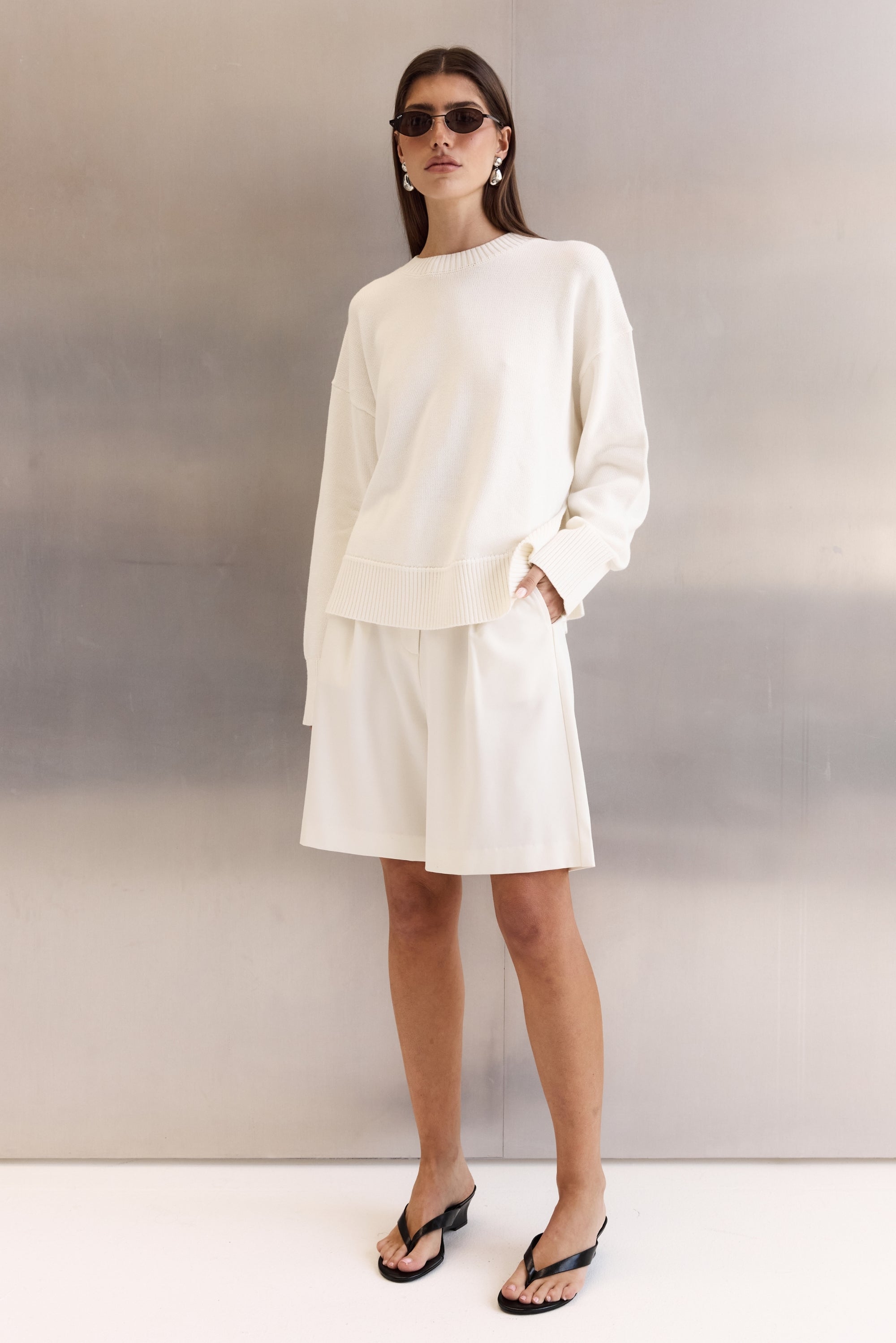 Emberley Knit Jumper (Cream)