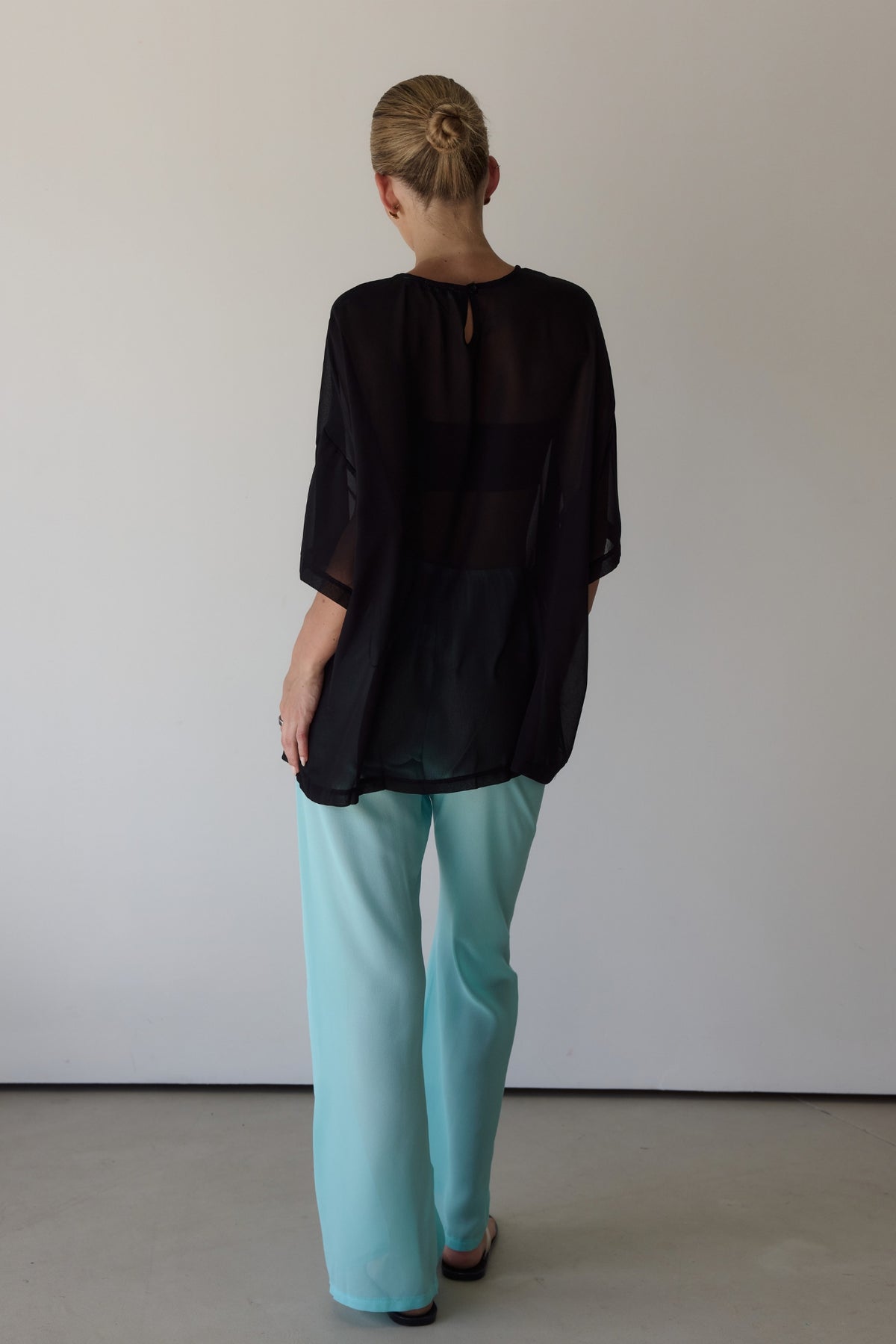 Nikki Sheer Top (Black)