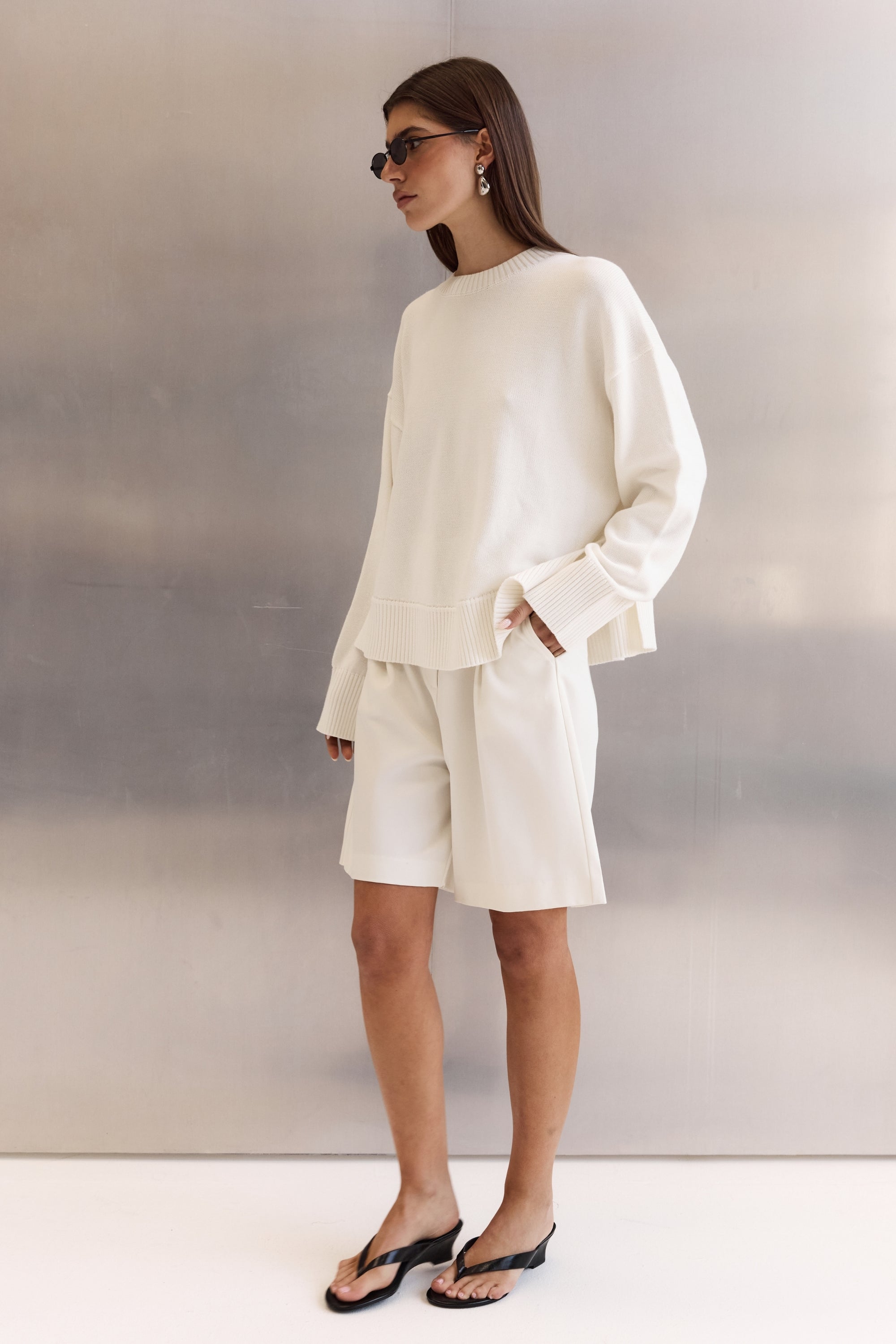 Emberley Knit Jumper (Cream)
