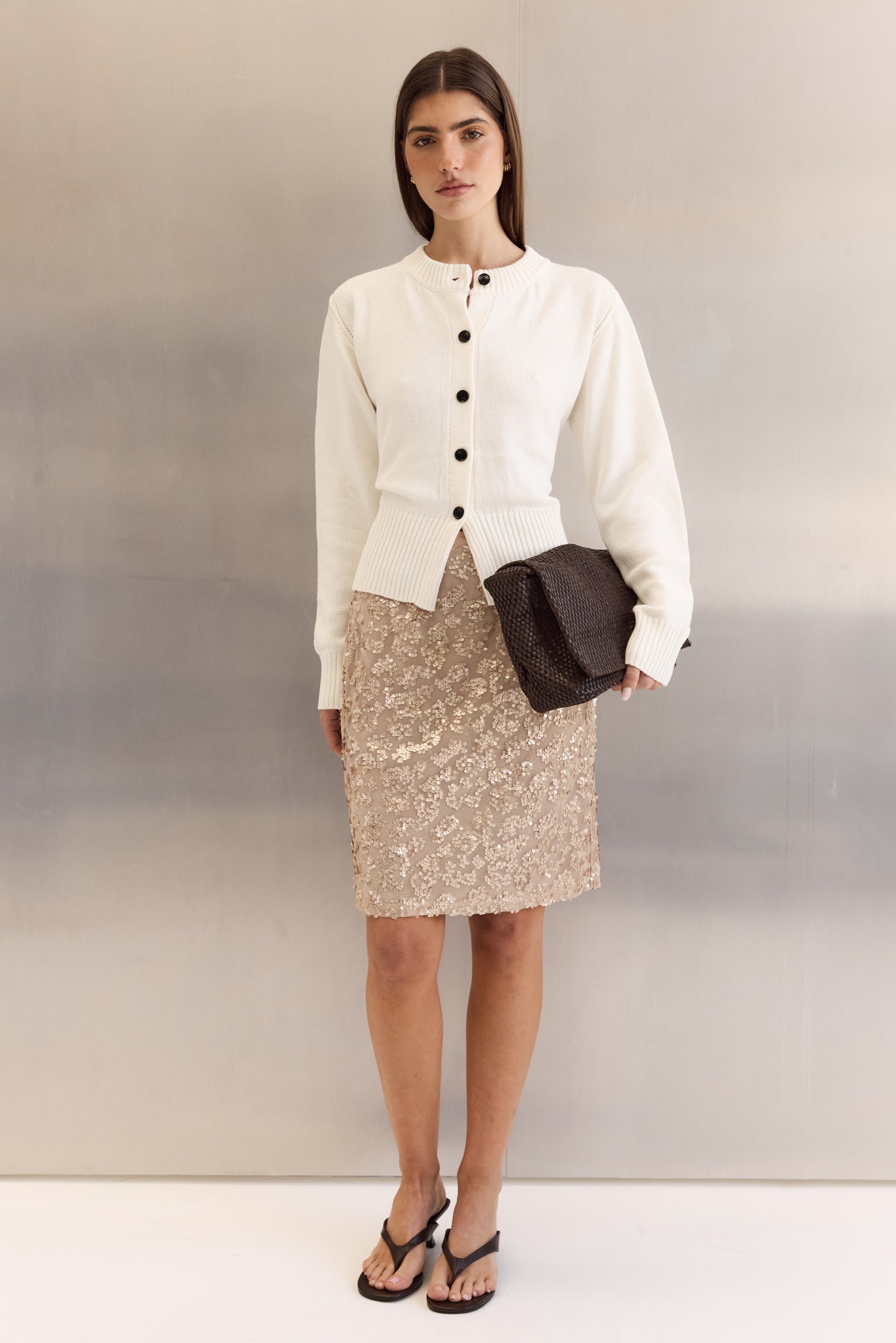 Dolly Knit Cardigan (Ivory)