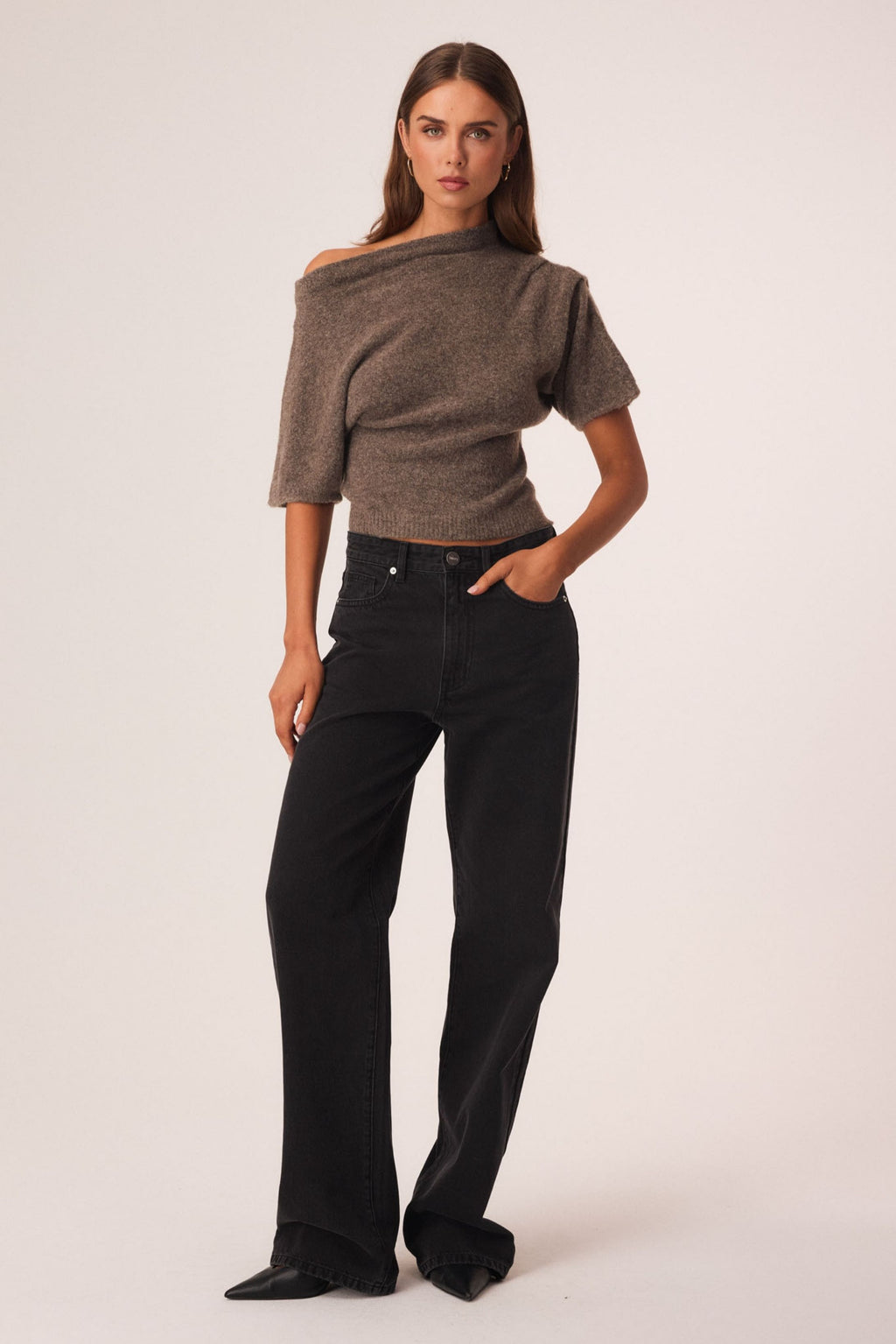 Wilda Knit Top (Ash)