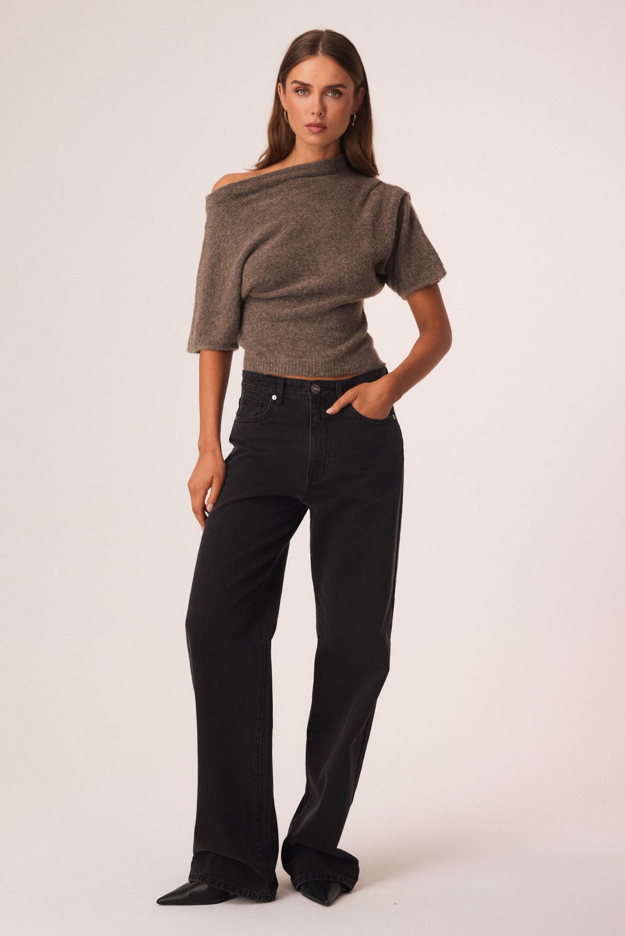 Wilda Knit Top (Ash)