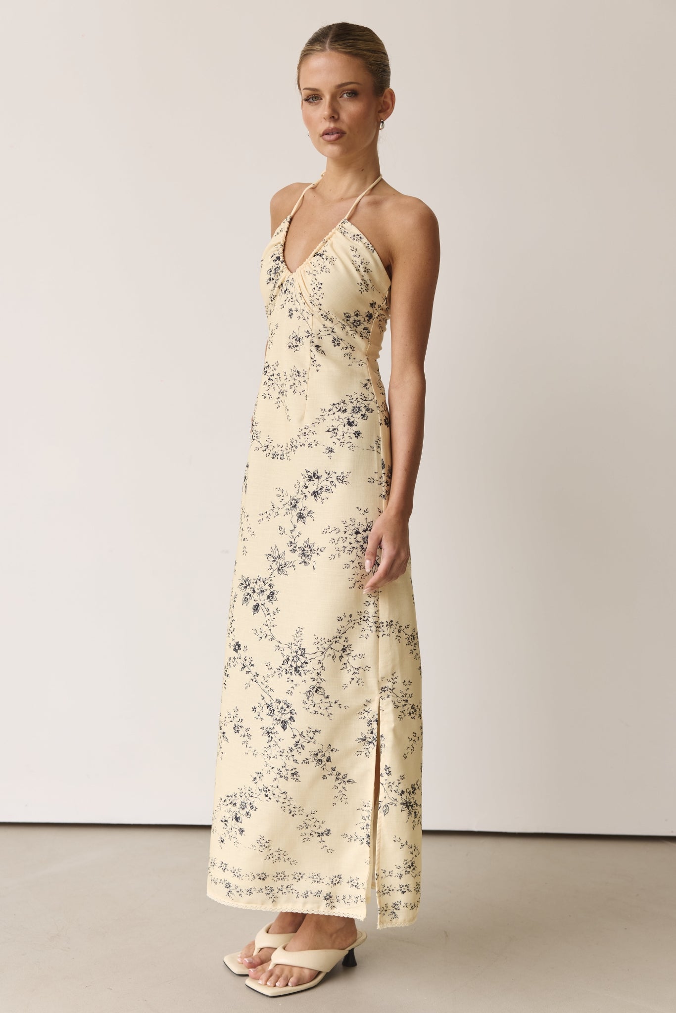 Ava Maxi Dress (Butter)