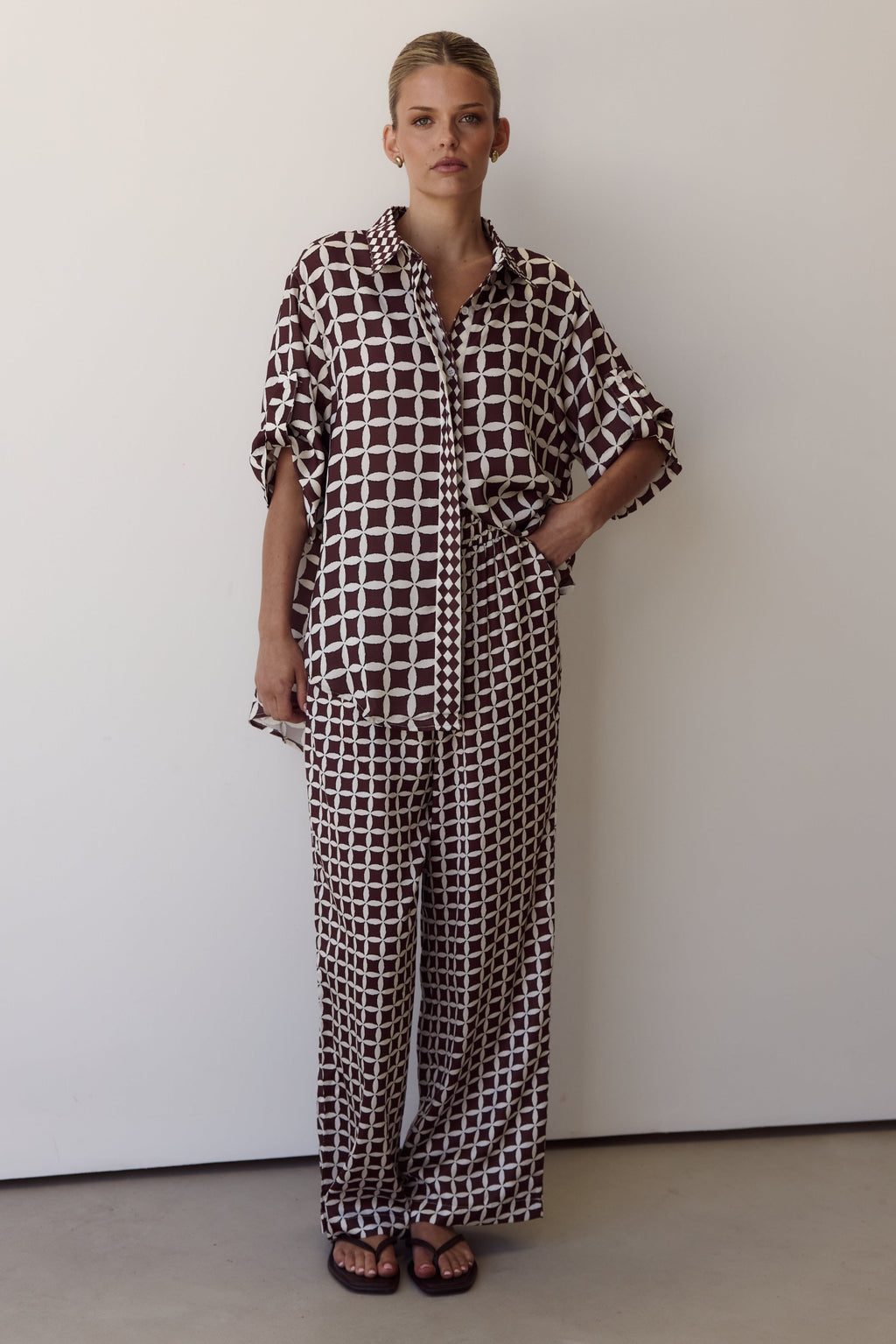 Alix Shirt (Chocolate)