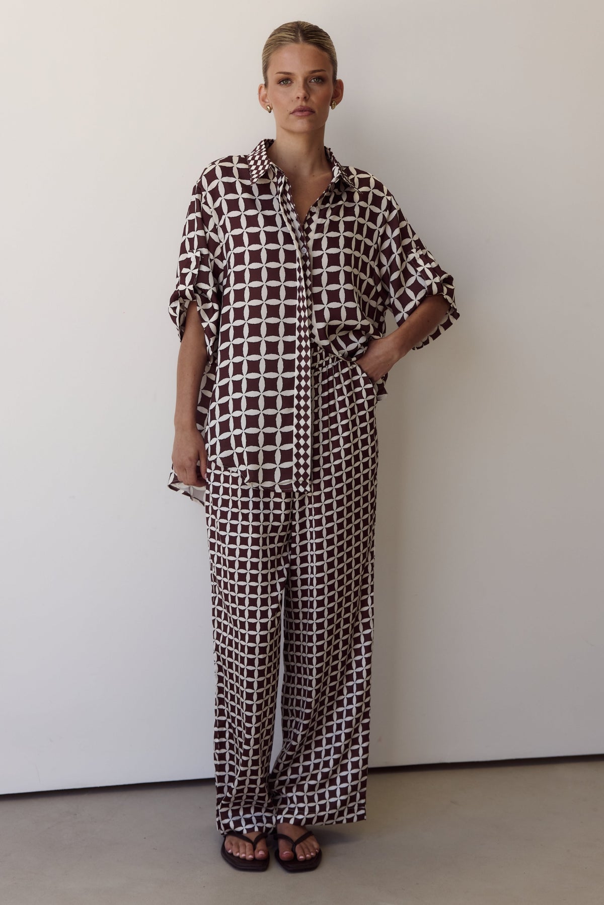 Alix Shirt (Chocolate)
