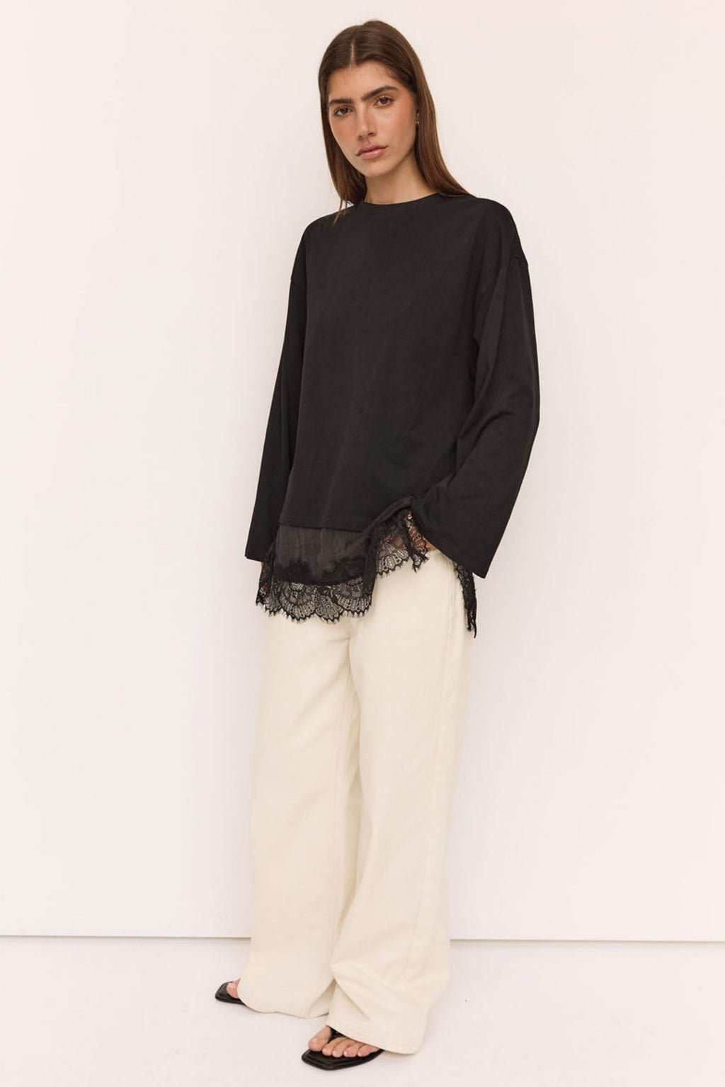 Remi Lace Top (Black)
