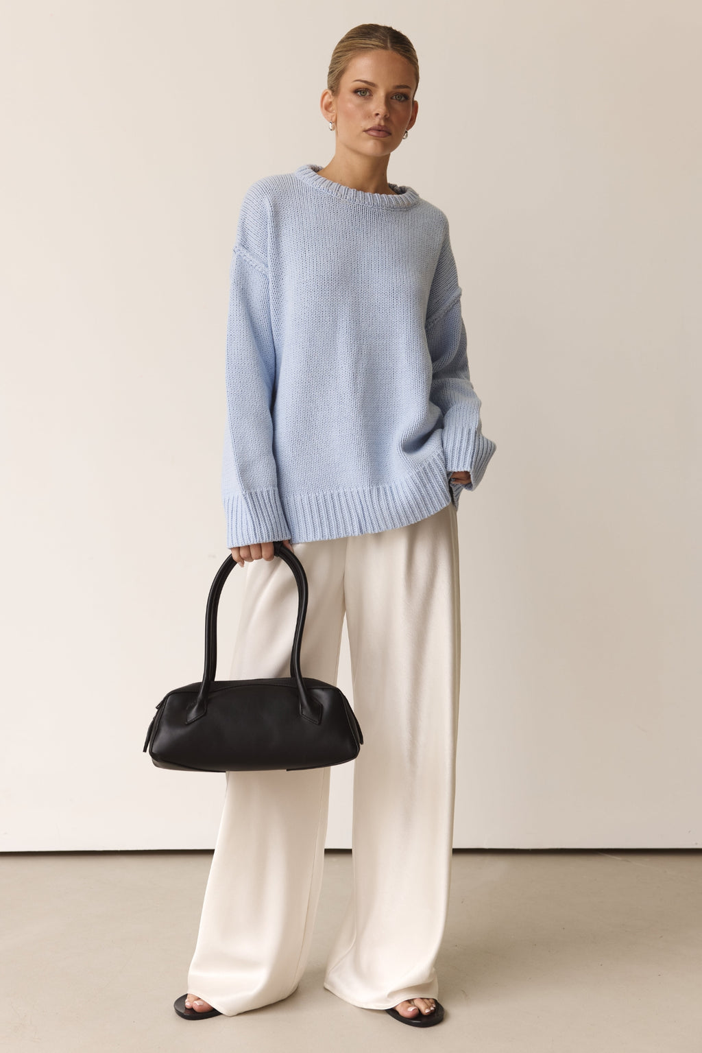 Florence Knit Jumper (Powder Blue)