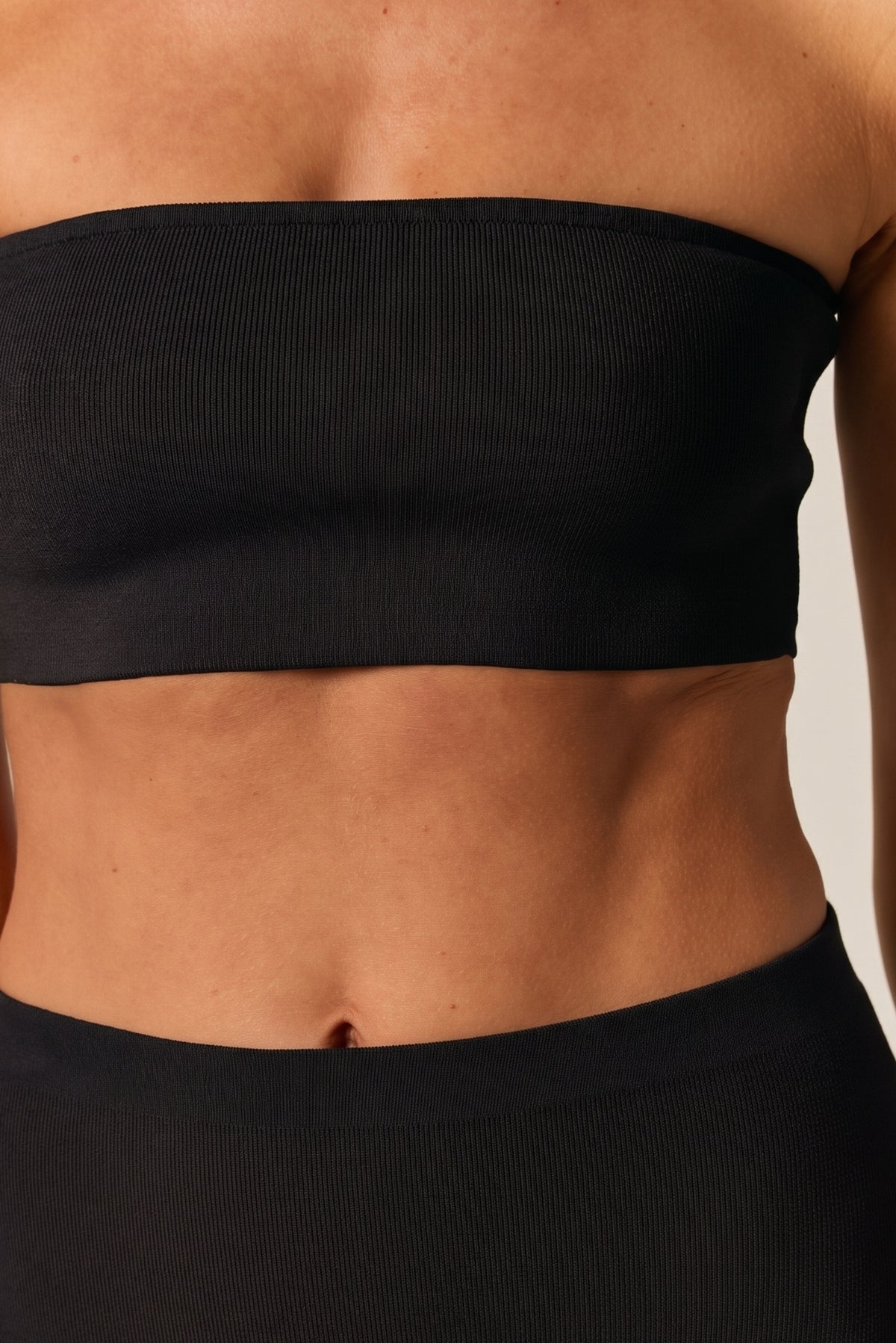 Knit Base Bandeau (Black)