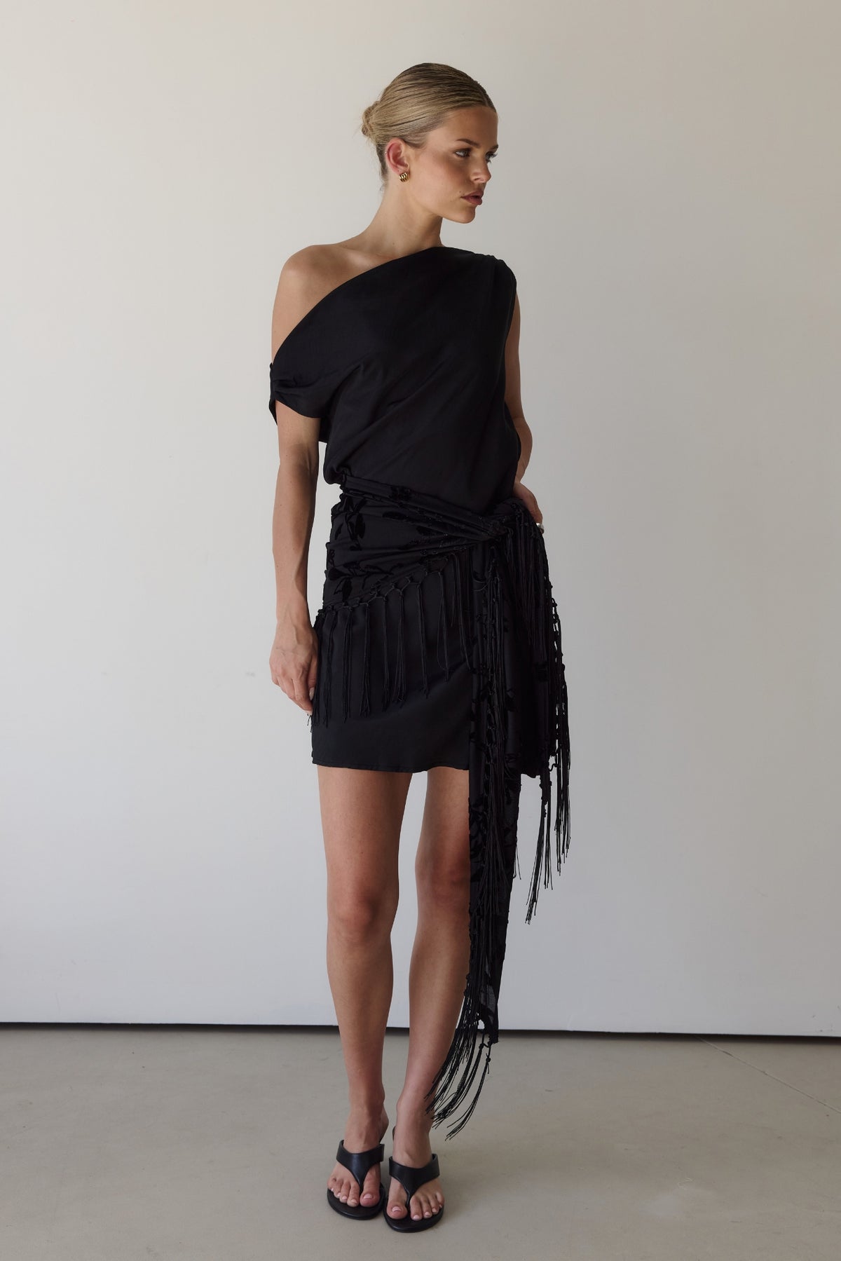 Valencia Mini Dress (Black)
