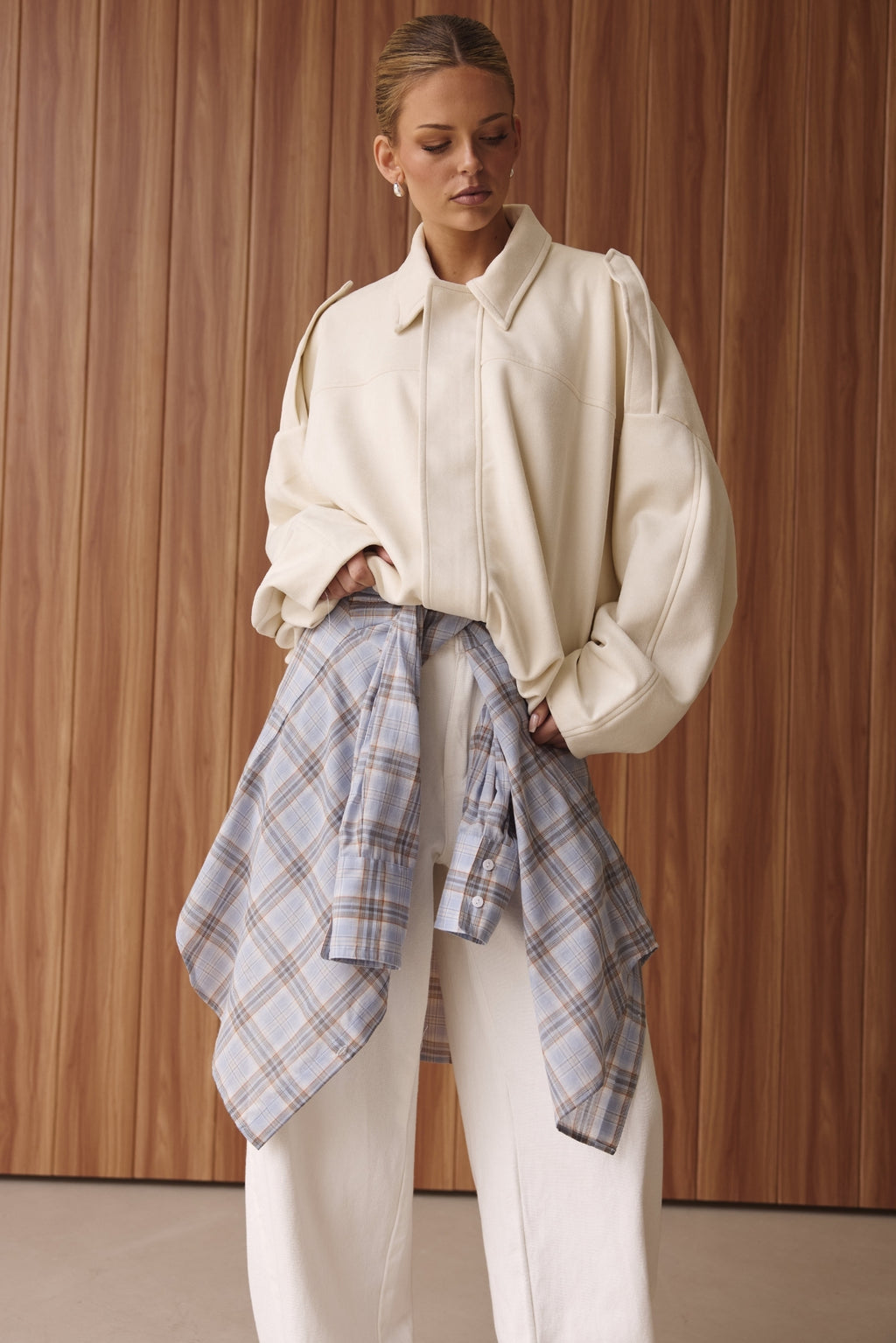 Ember Bomber Jacket (Cream)