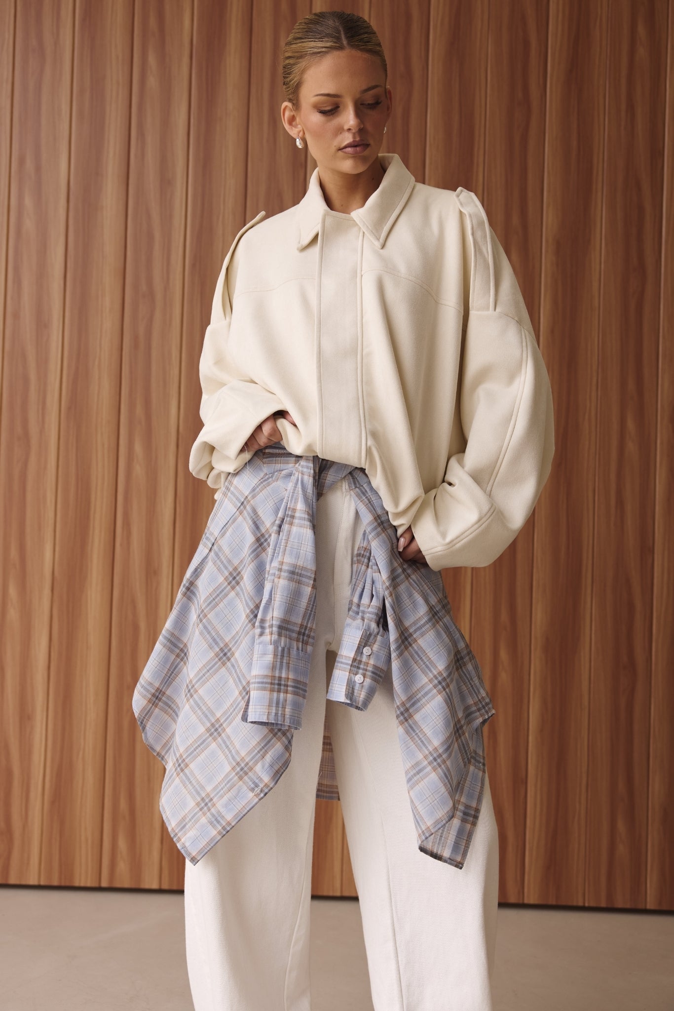 Ember Bomber Jacket (Cream)