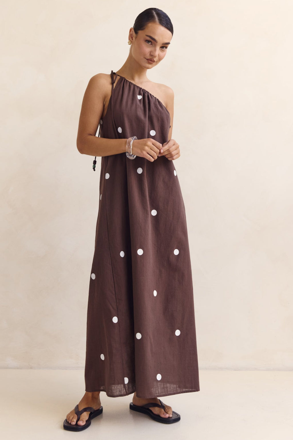Cassian Maxi Dress (Chocolate)