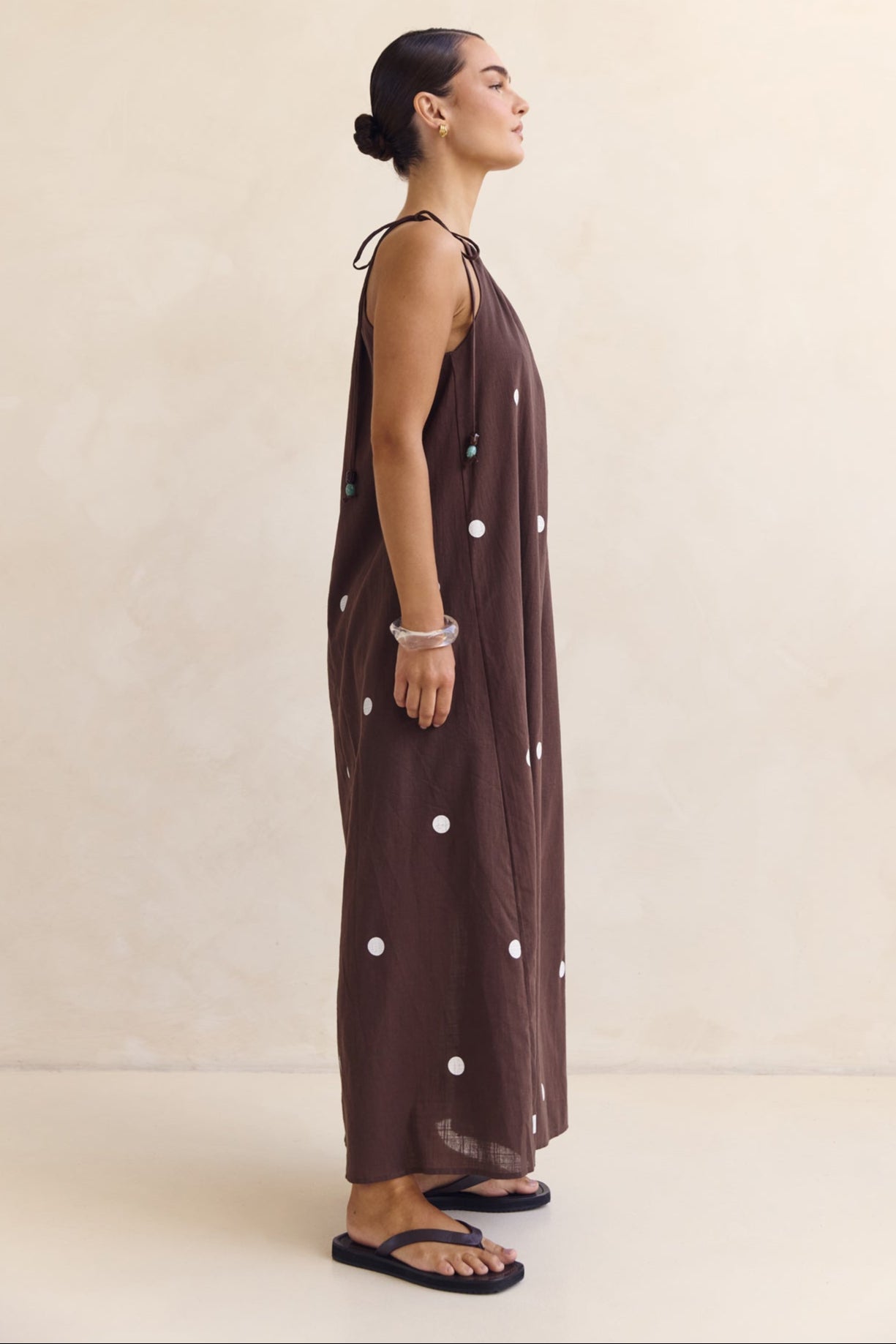 Cassian Maxi Dress (Chocolate)