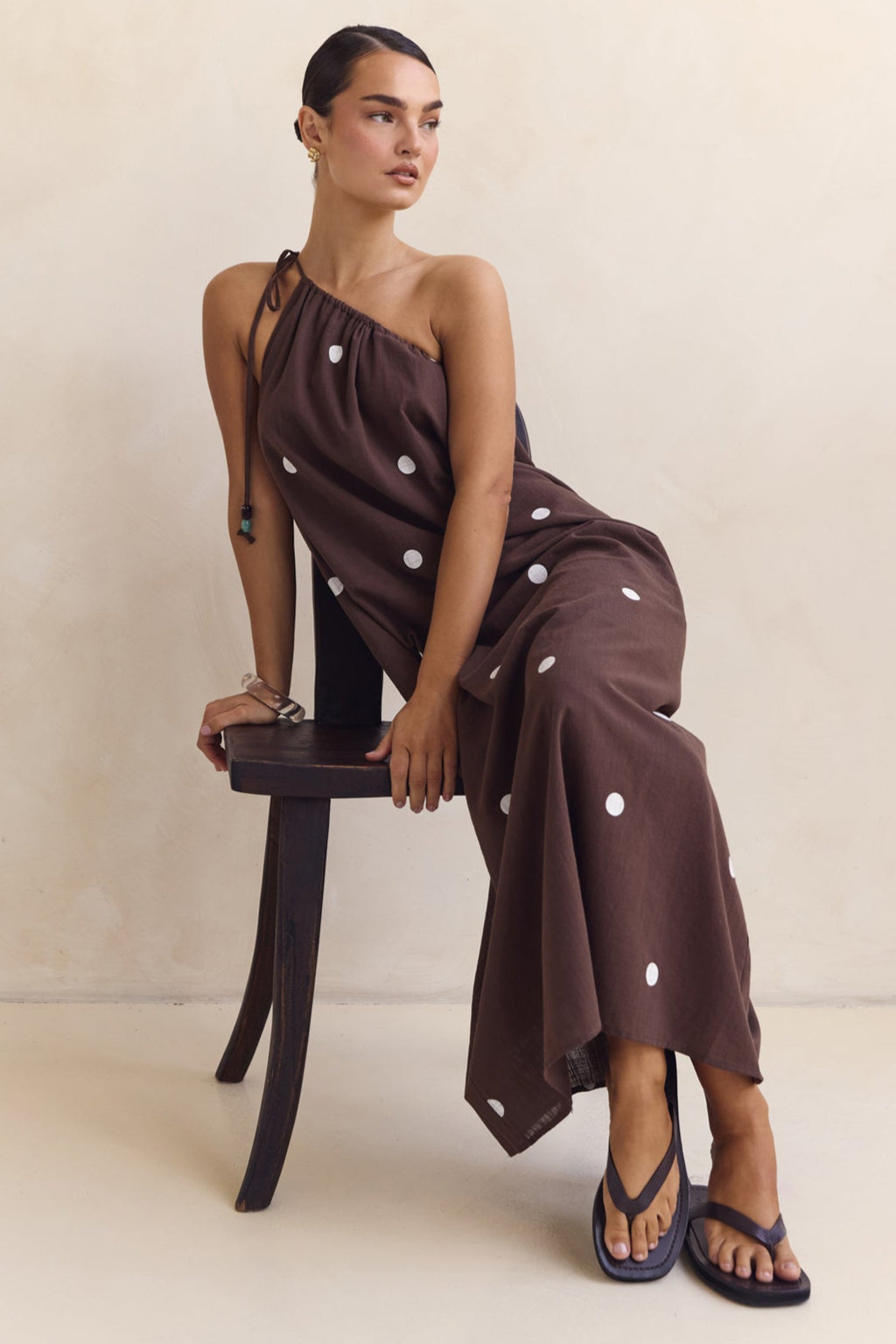 Cassian Maxi Dress (Chocolate)