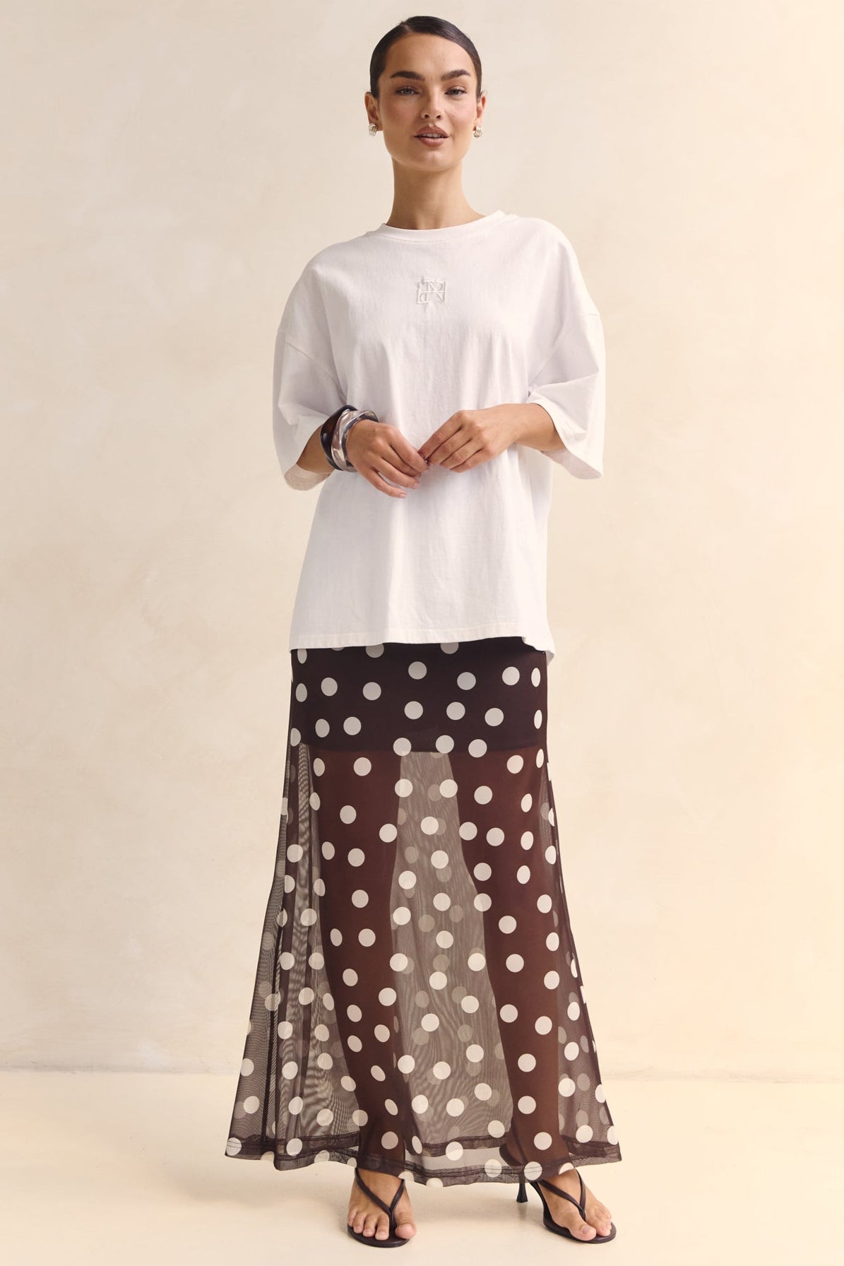Leni Maxi Skirt (Chocolate)