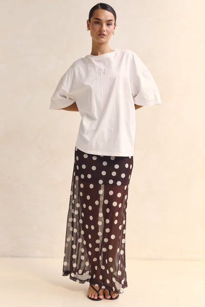 Leni Maxi Skirt (Chocolate)