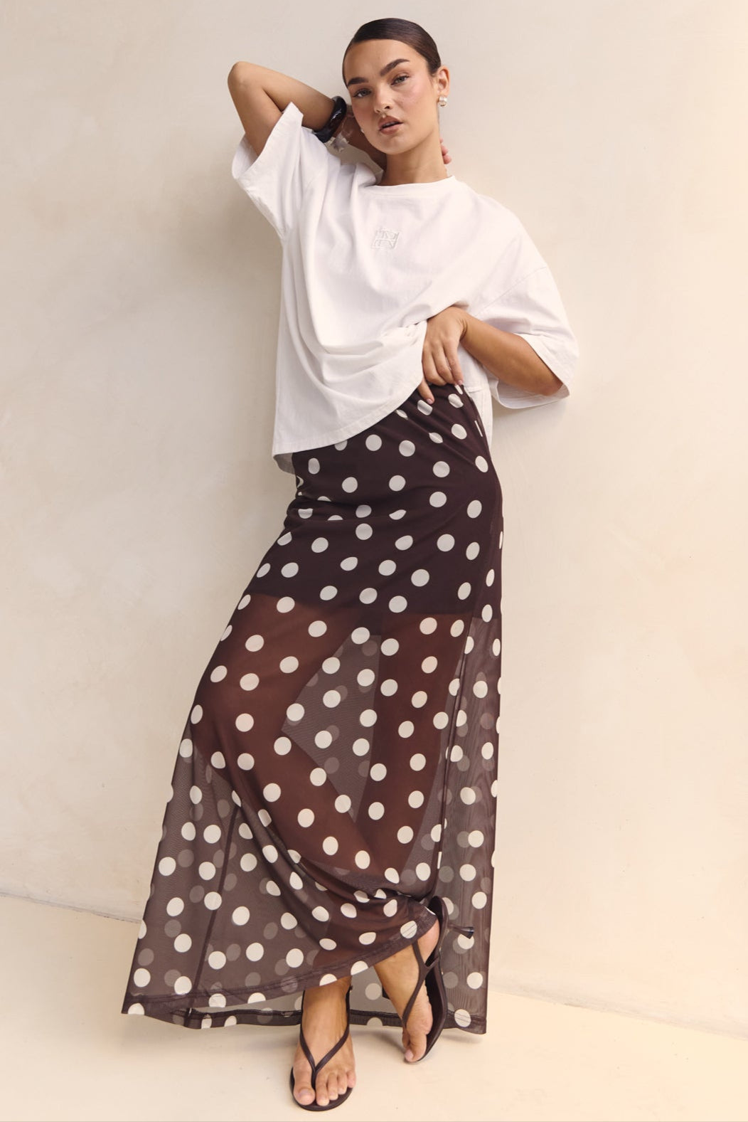 Leni Maxi Skirt (Chocolate)