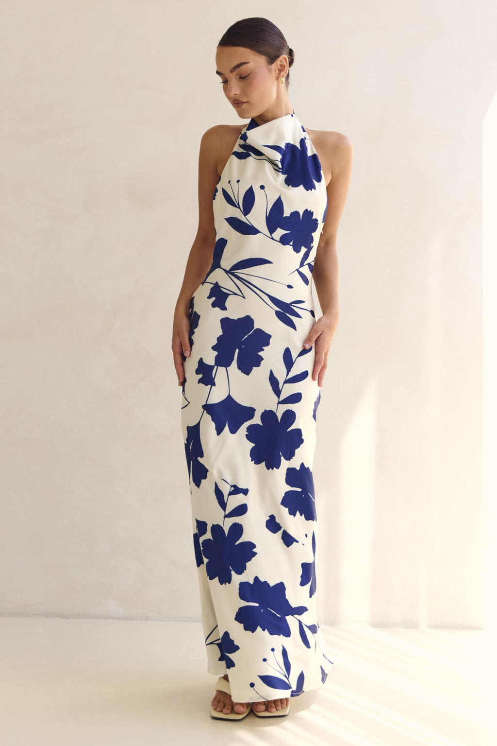 Kaelen Maxi Dress (Cream)