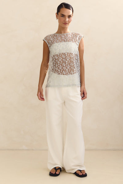 Jaida Lace Top (Blue)