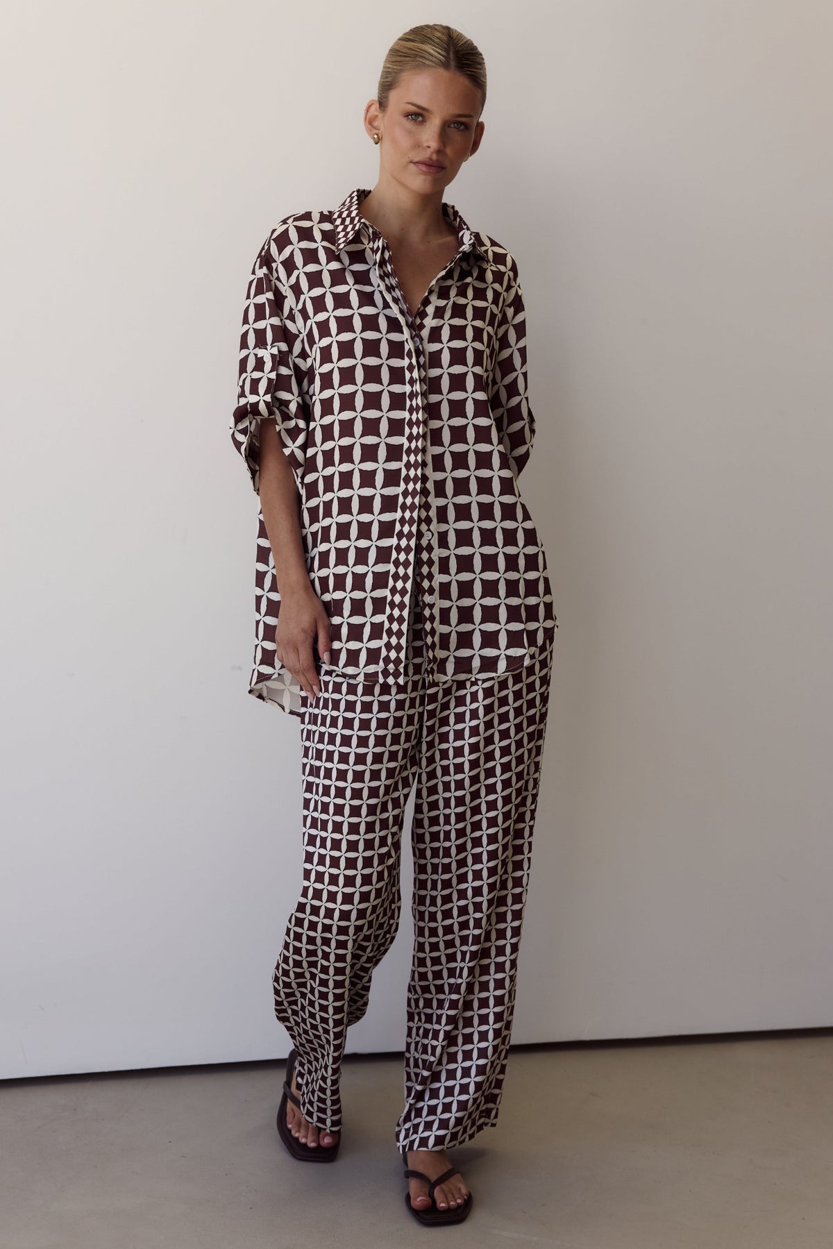 Alix Shirt (Chocolate)