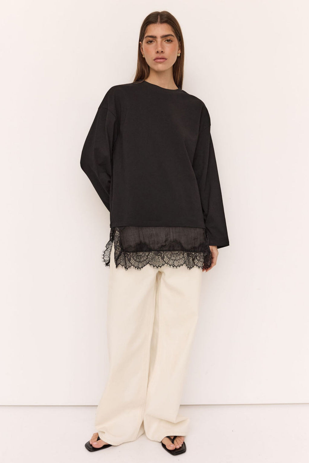Remi Lace Top (Black)