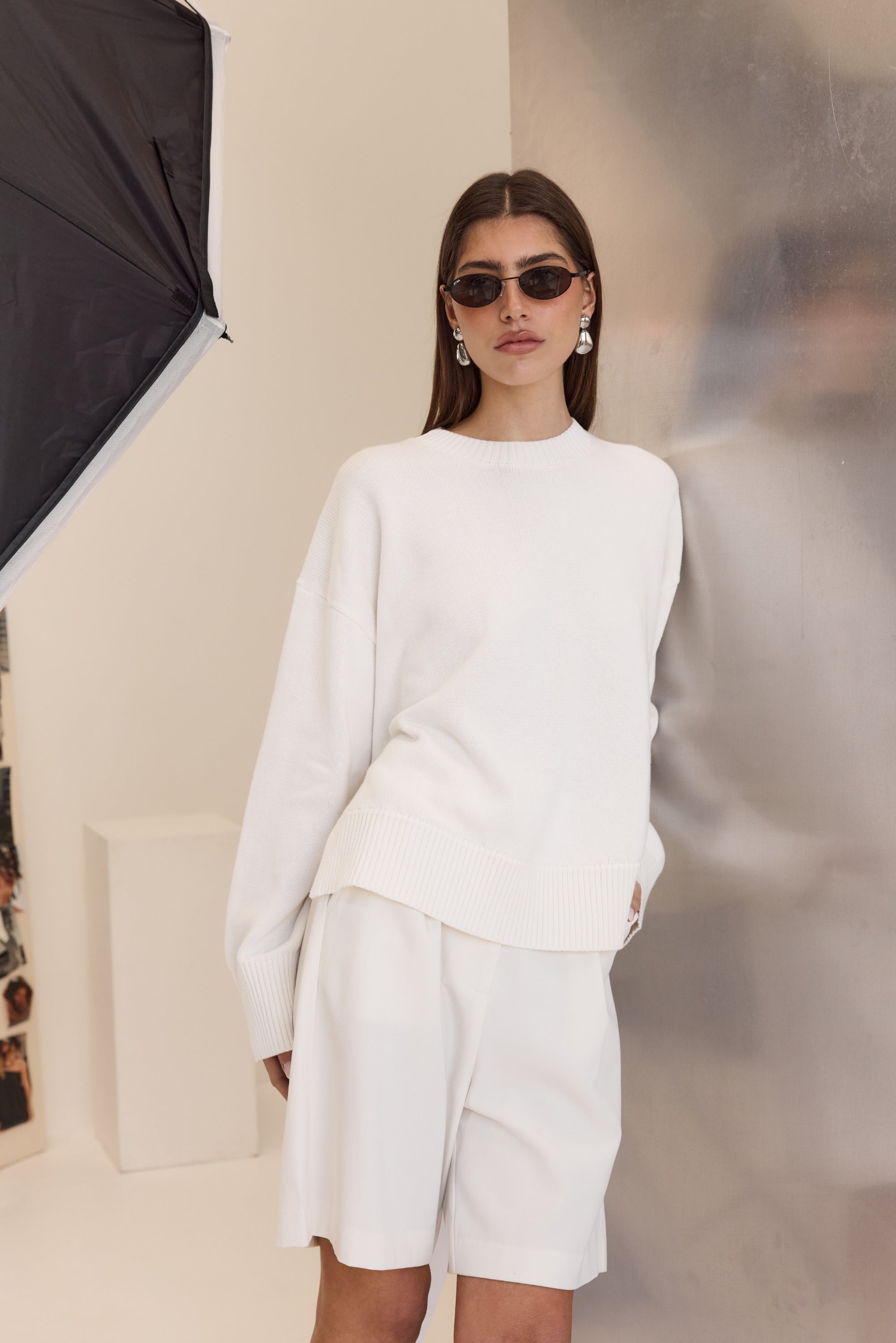 Emberley Knit Jumper (Cream)