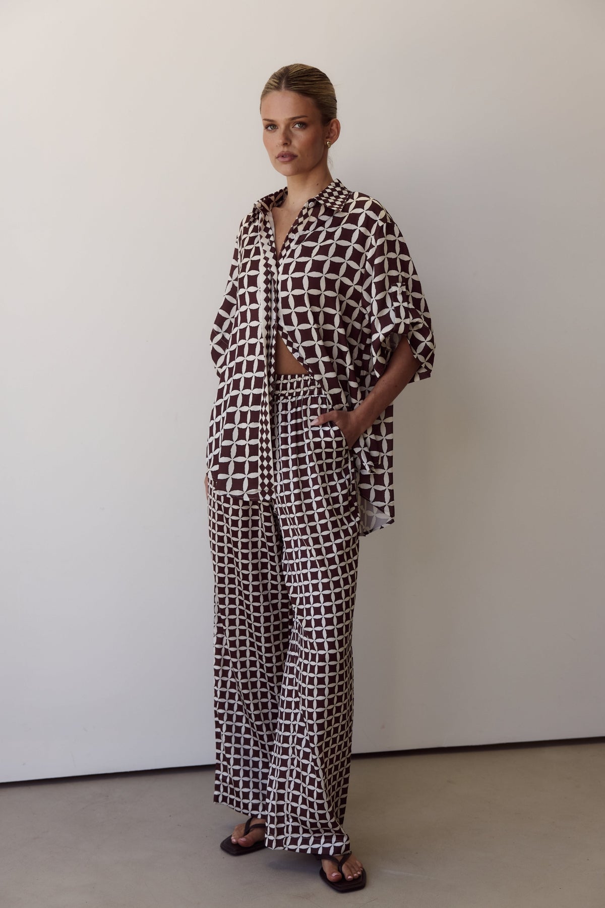 Alix Shirt (Chocolate)