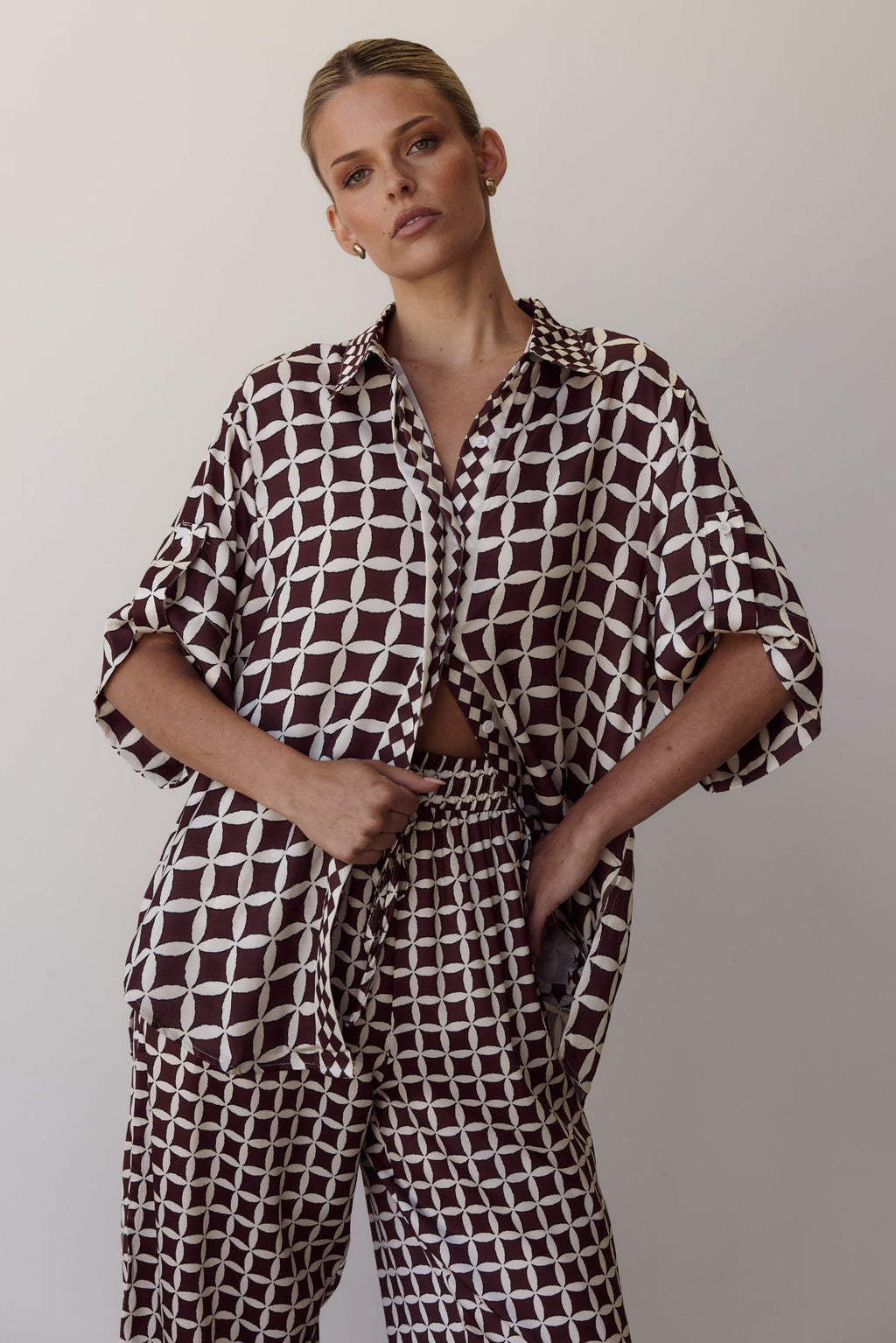 Alix Shirt (Chocolate)