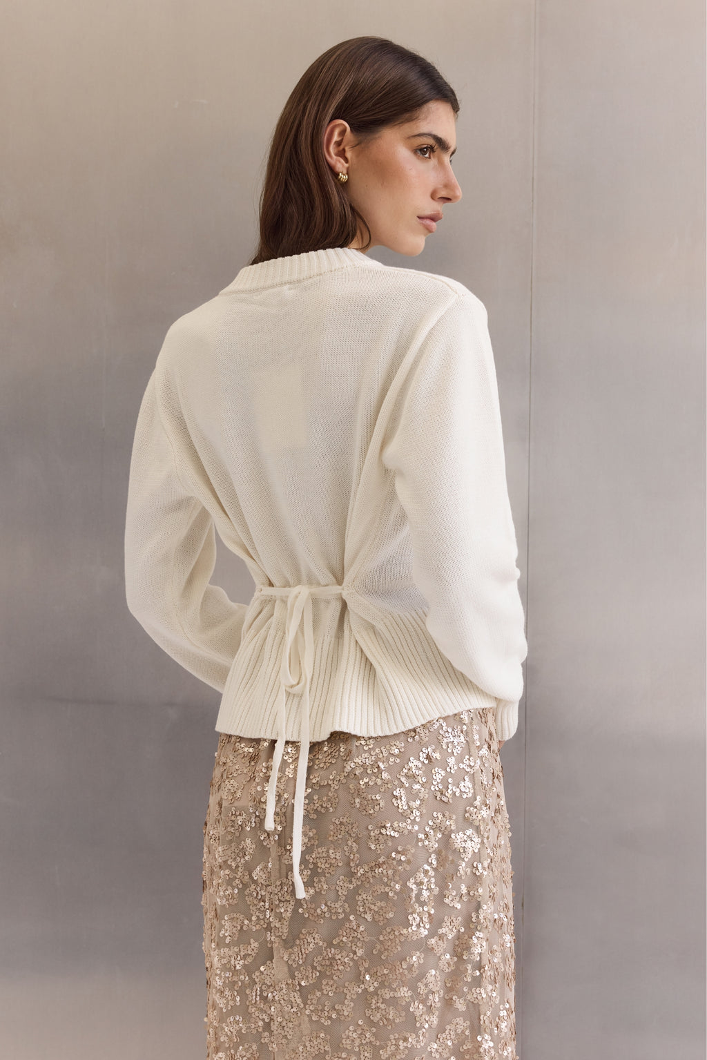 Dolly Knit Cardigan (Ivory)