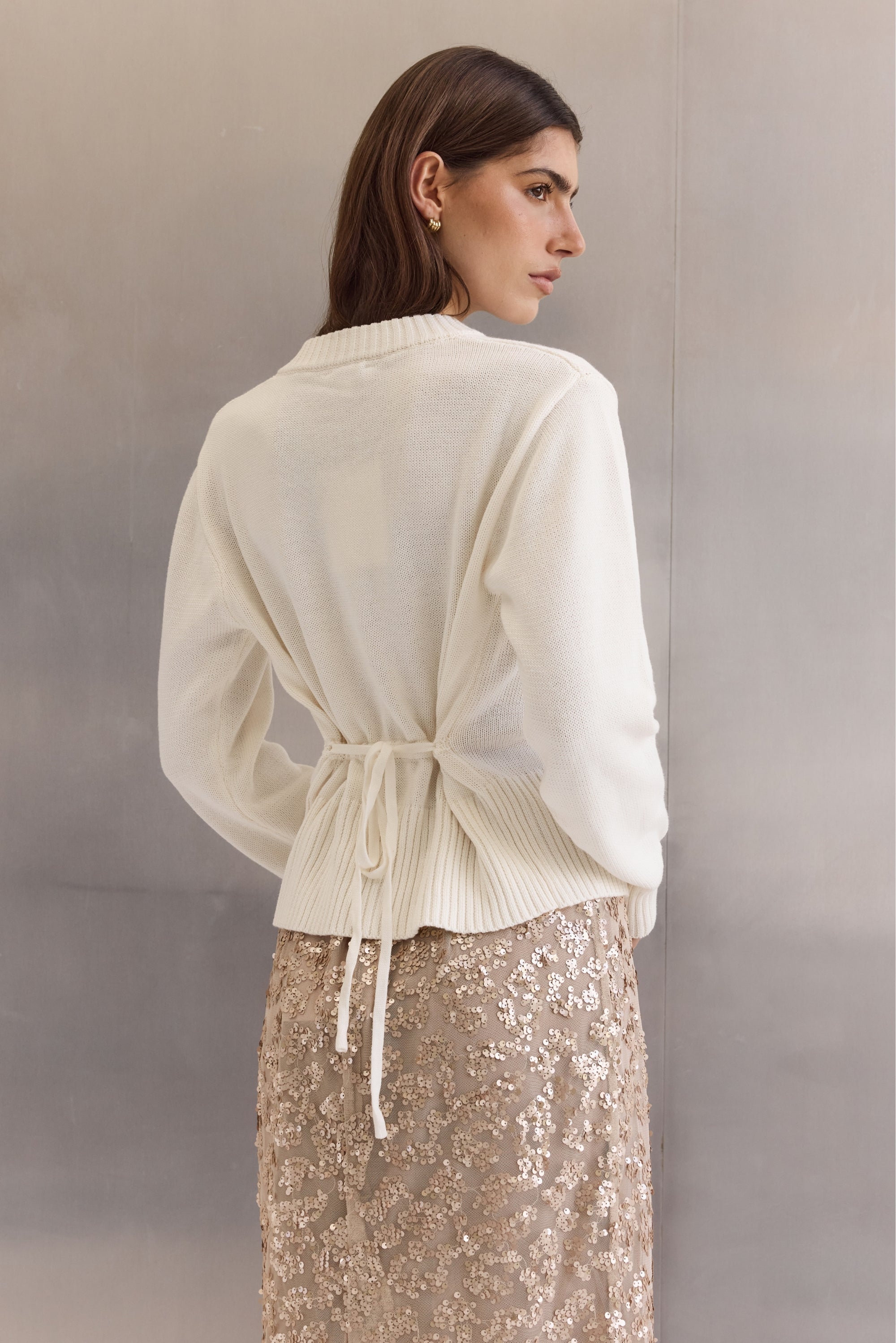 Dolly Knit Cardigan (Ivory)