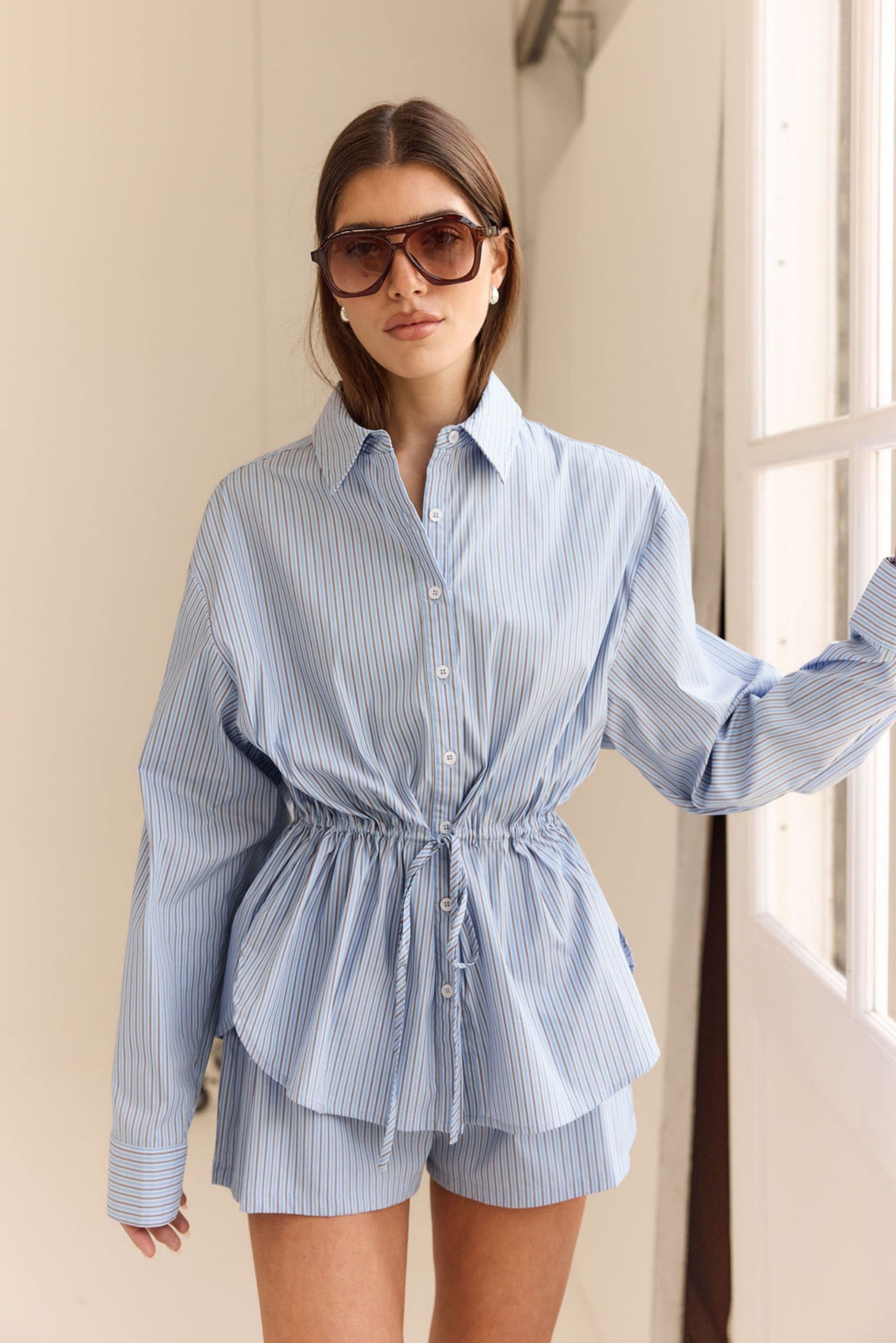 Belmont Shirt (Blue Stripe)