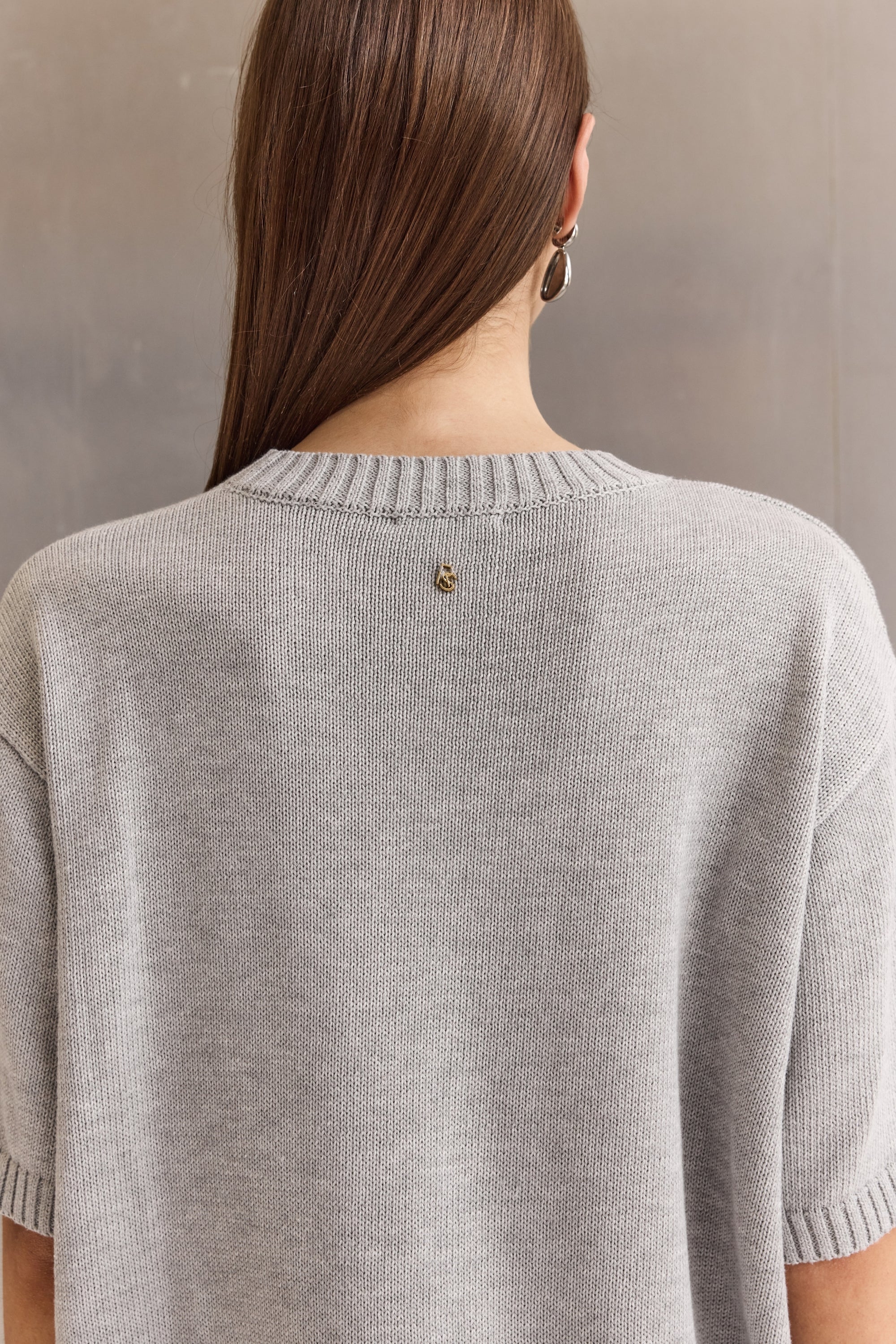 Hollis Knit Top (Grey)