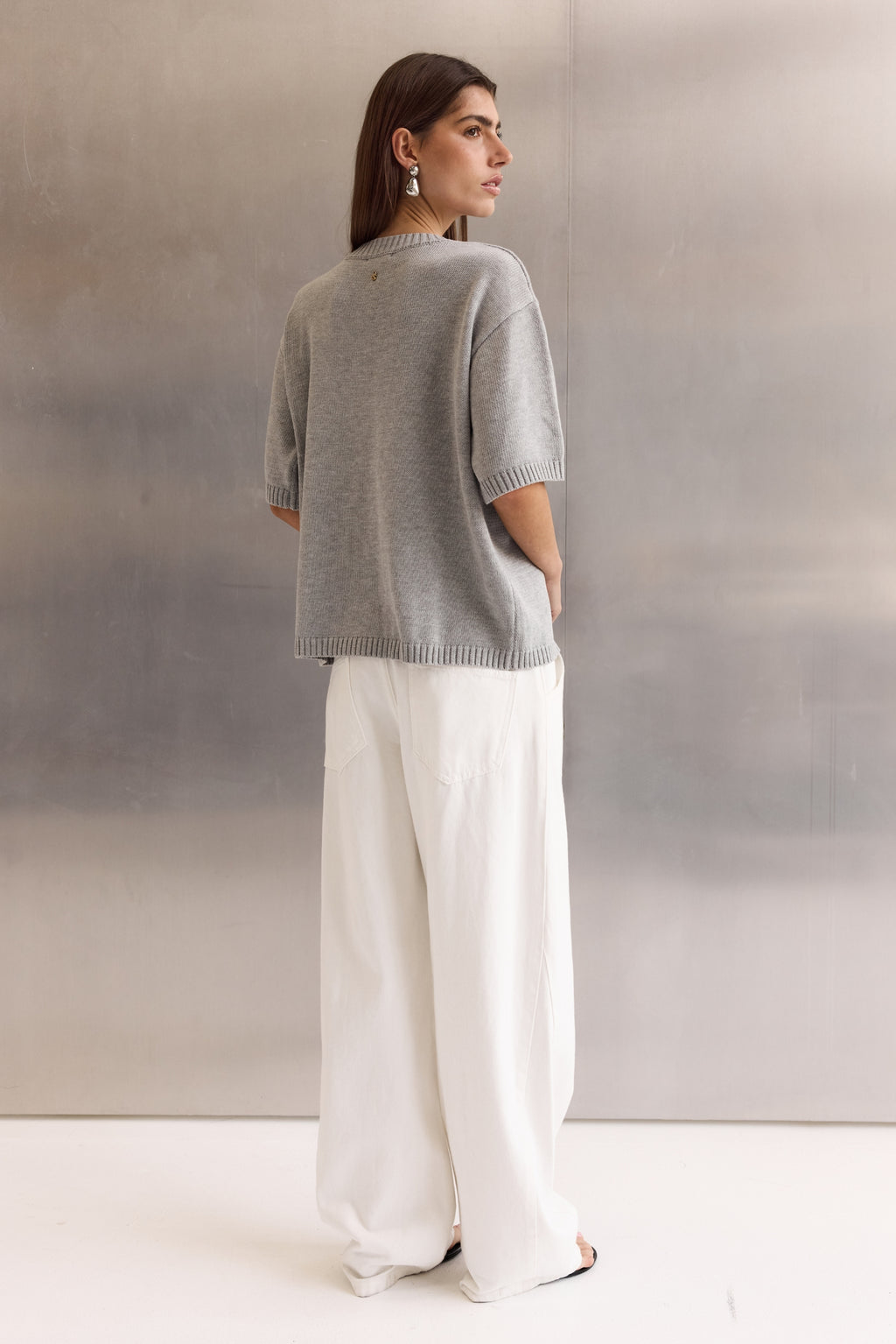 Hollis Knit Top (Grey)